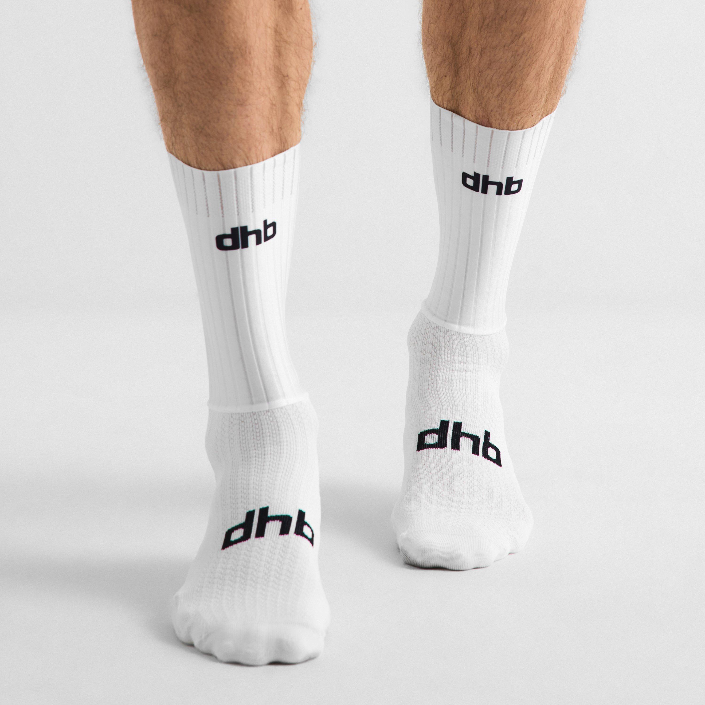 White - Dhb - Dhb Aero Socks 63 - 3