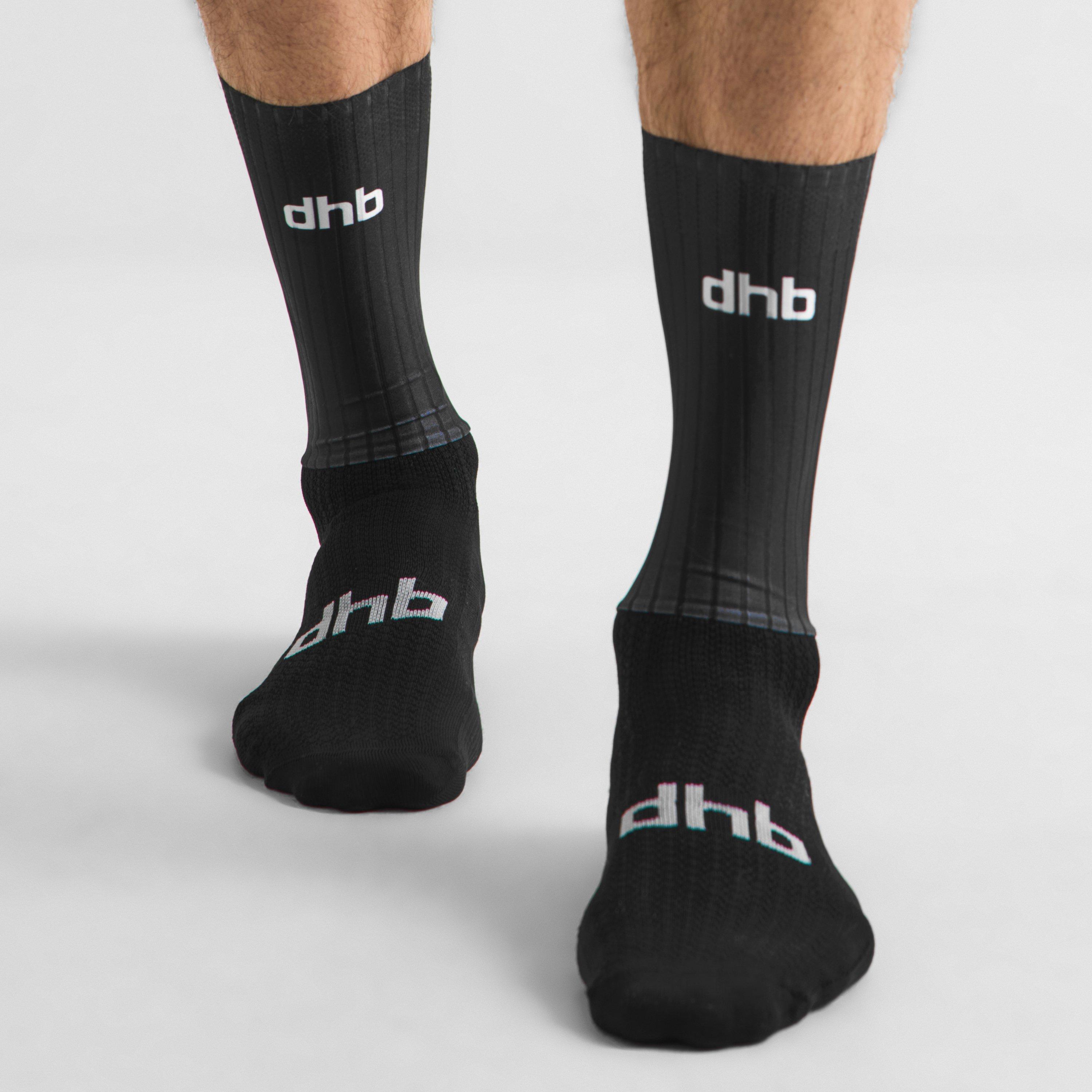 Black - Dhb - Dhb Aeron Aero Socks - 6