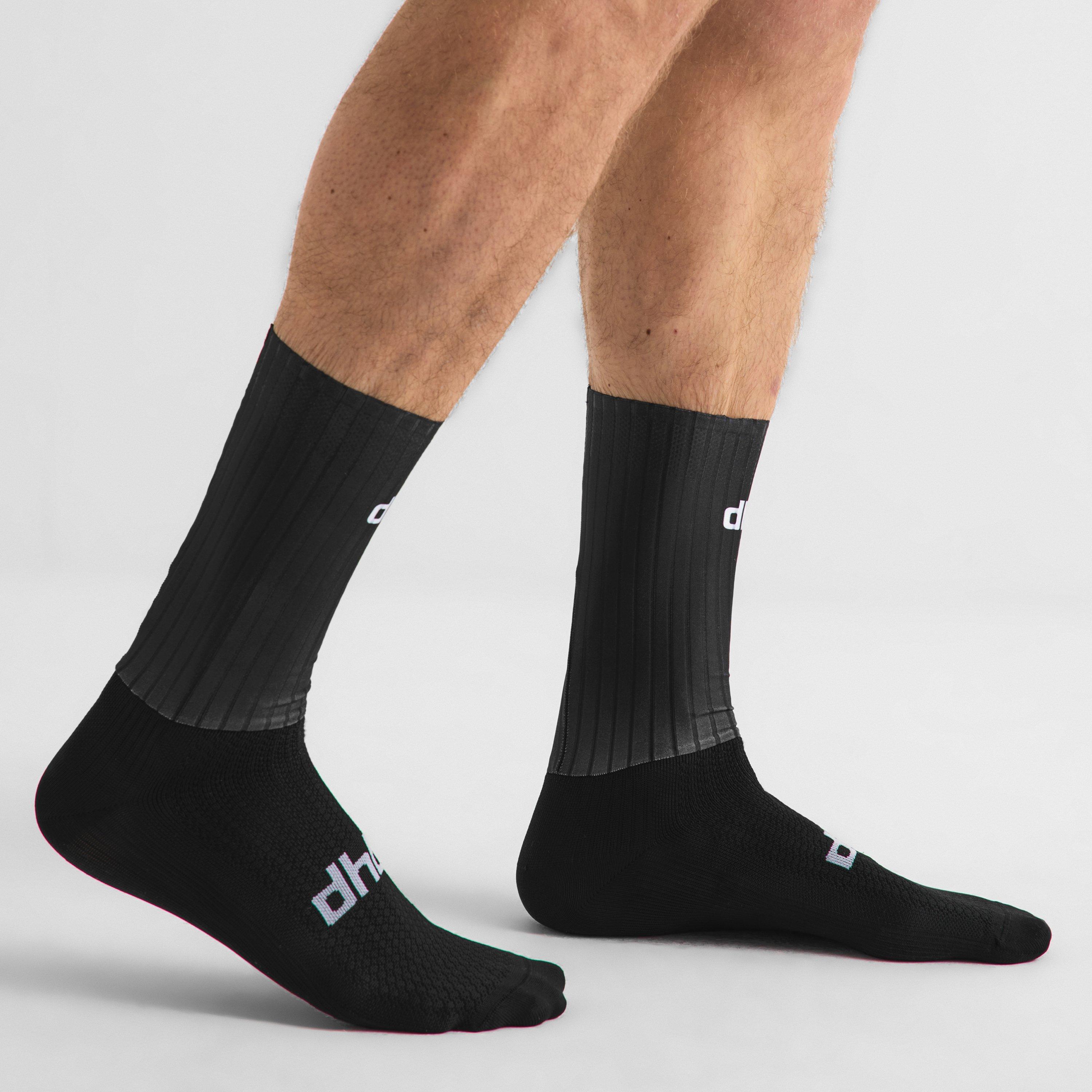 Black - Dhb - Dhb Aeron Aero Socks - 7