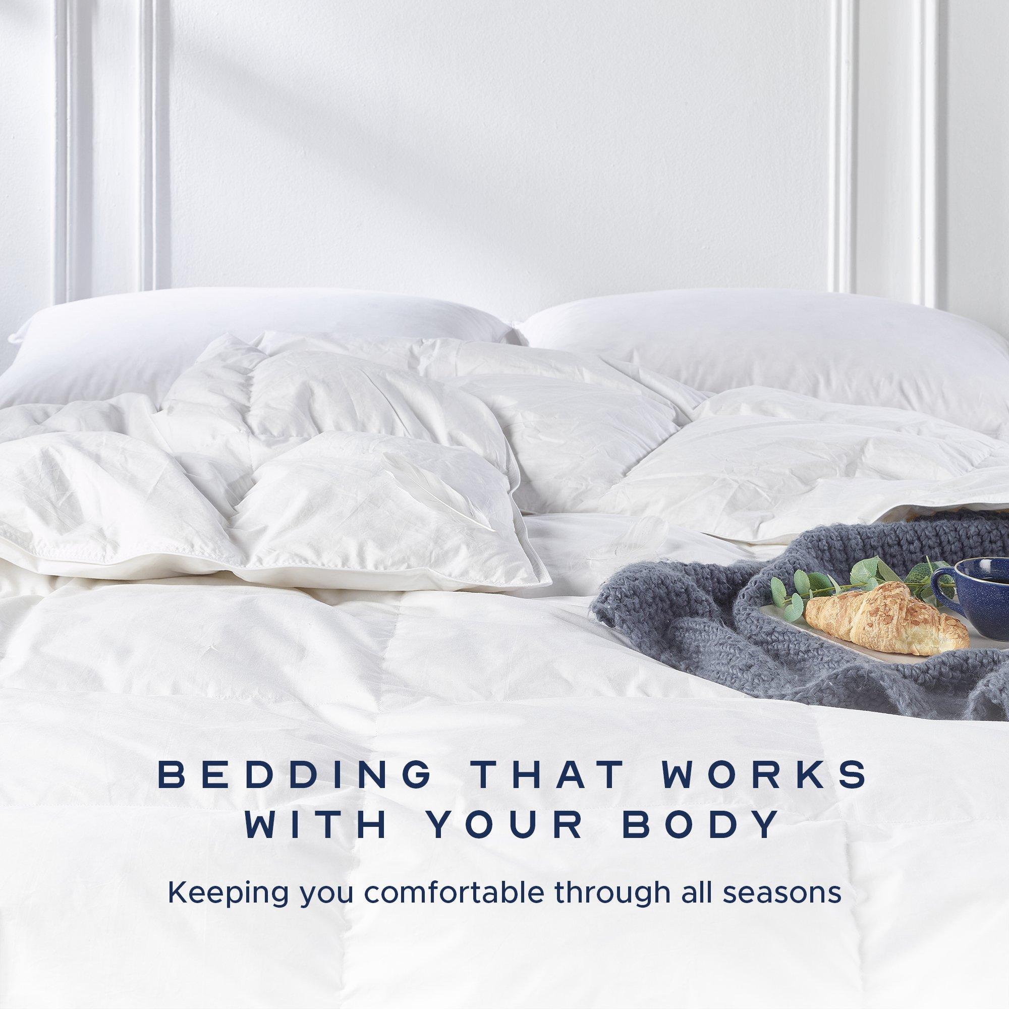 White - Snuggledown - Goose Feather & Down 13.5 Tog All Seasons Duvet - 3