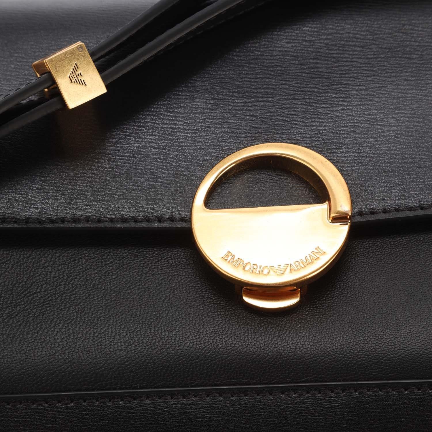 Black - Emporio Armani - Crossbody Bag - 4