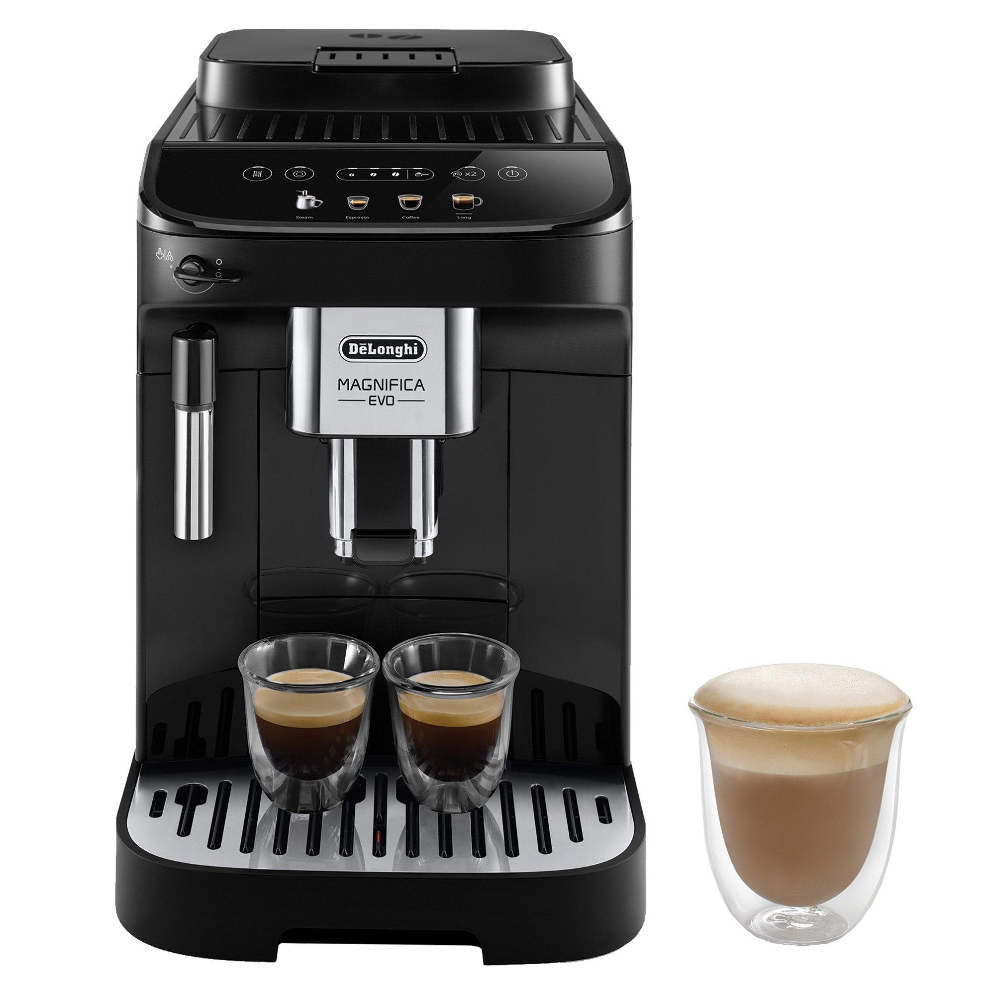 De'longhi Black Magnifica Evo Long Automatic Coffee Machine