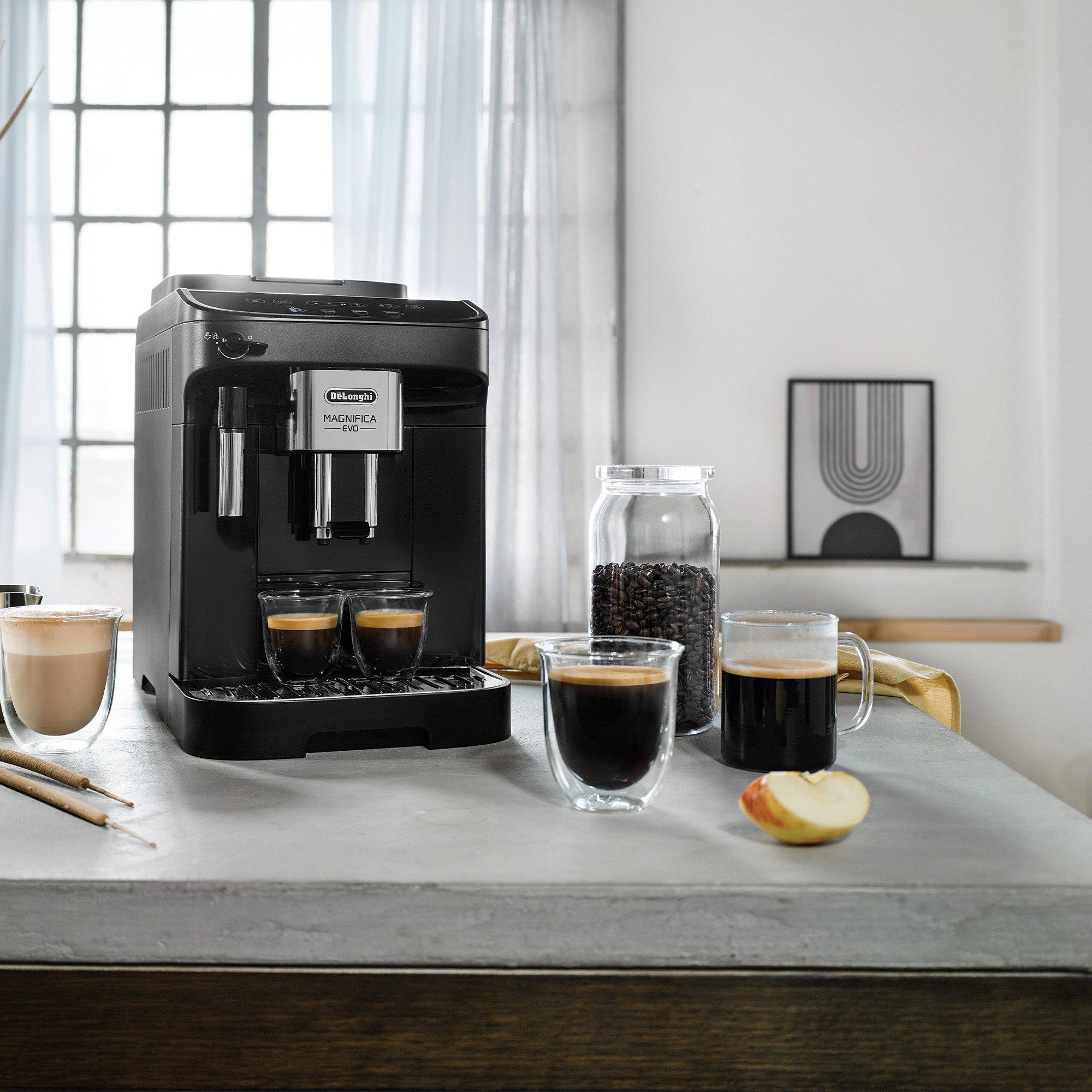 Black - Delonghi - DL2921 Magnifica Evo Bean to Cup Automatic Coffee - 2