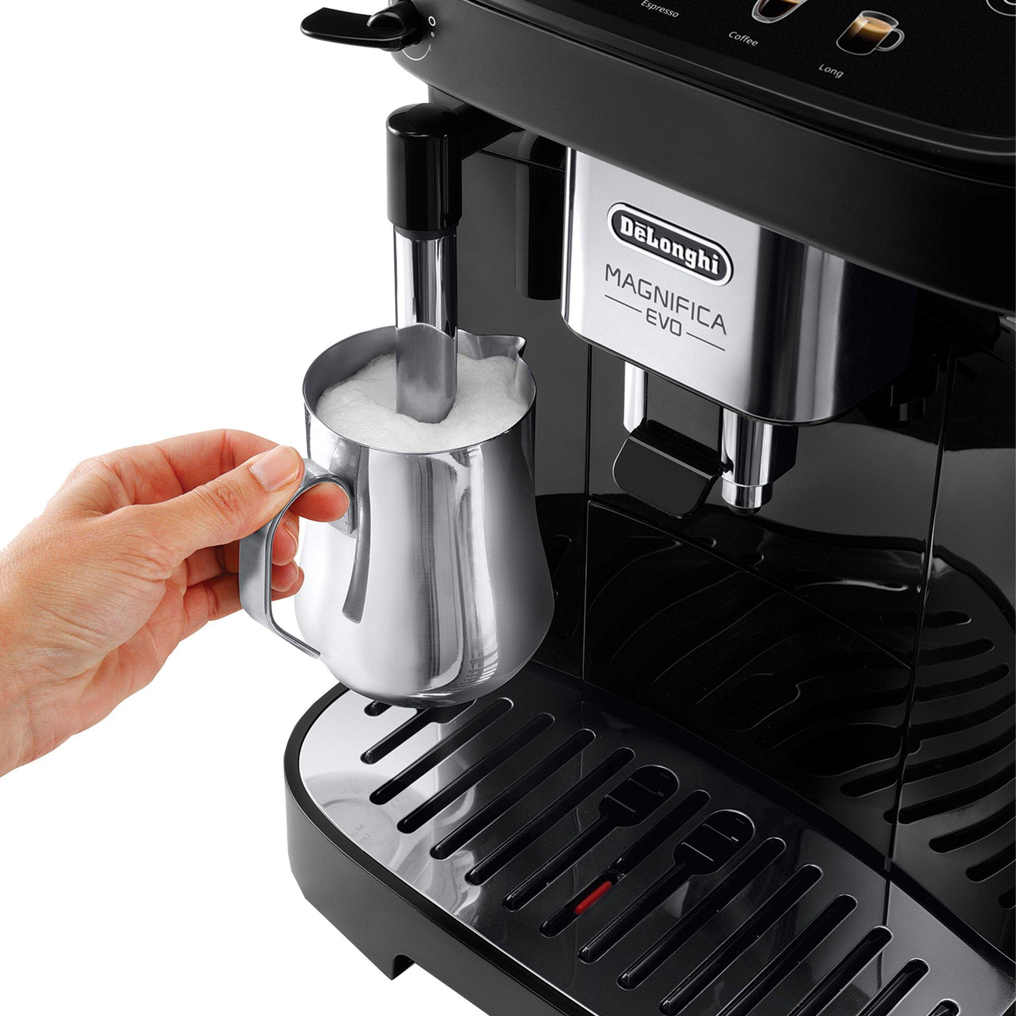 Black - Delonghi - DL2921 Magnifica Evo Bean to Cup Automatic Coffee - 6