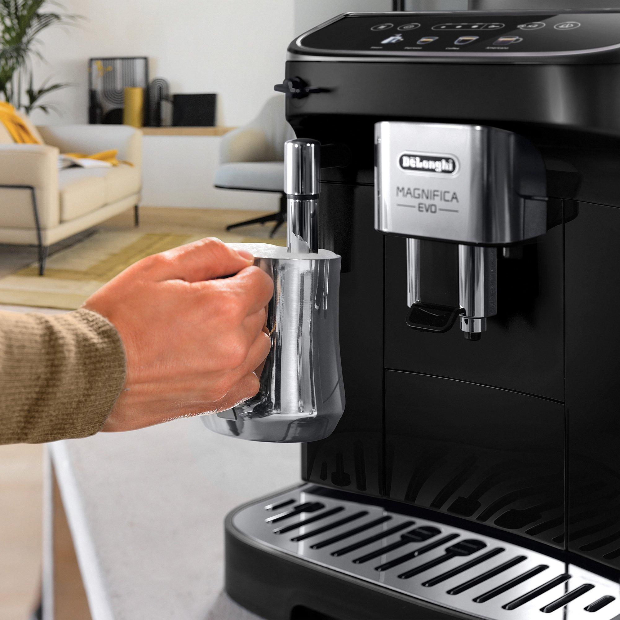 Black - Delonghi - DL2921 Magnifica Evo Bean to Cup Automatic Coffee - 7