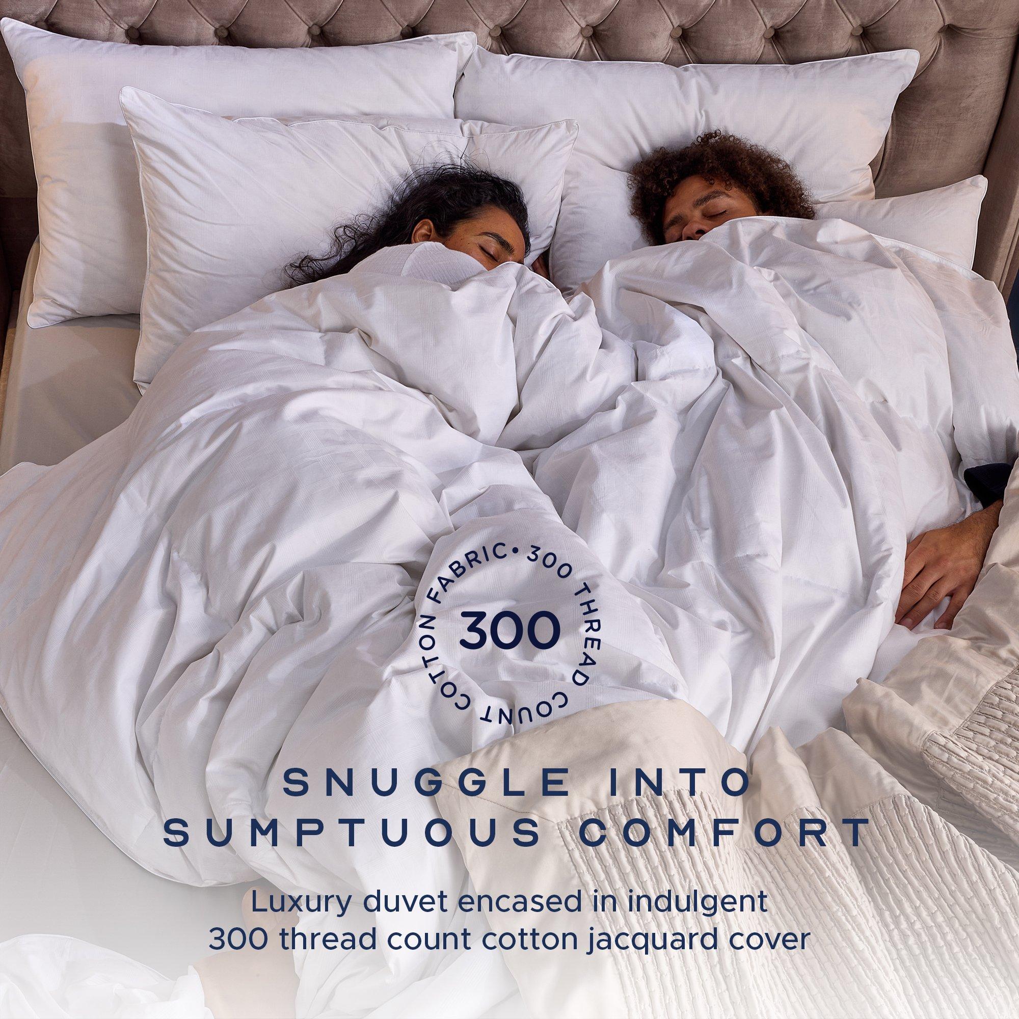 White - Snuggledown - Hungarian Goose Down 4.5 Tog Duvet - 2