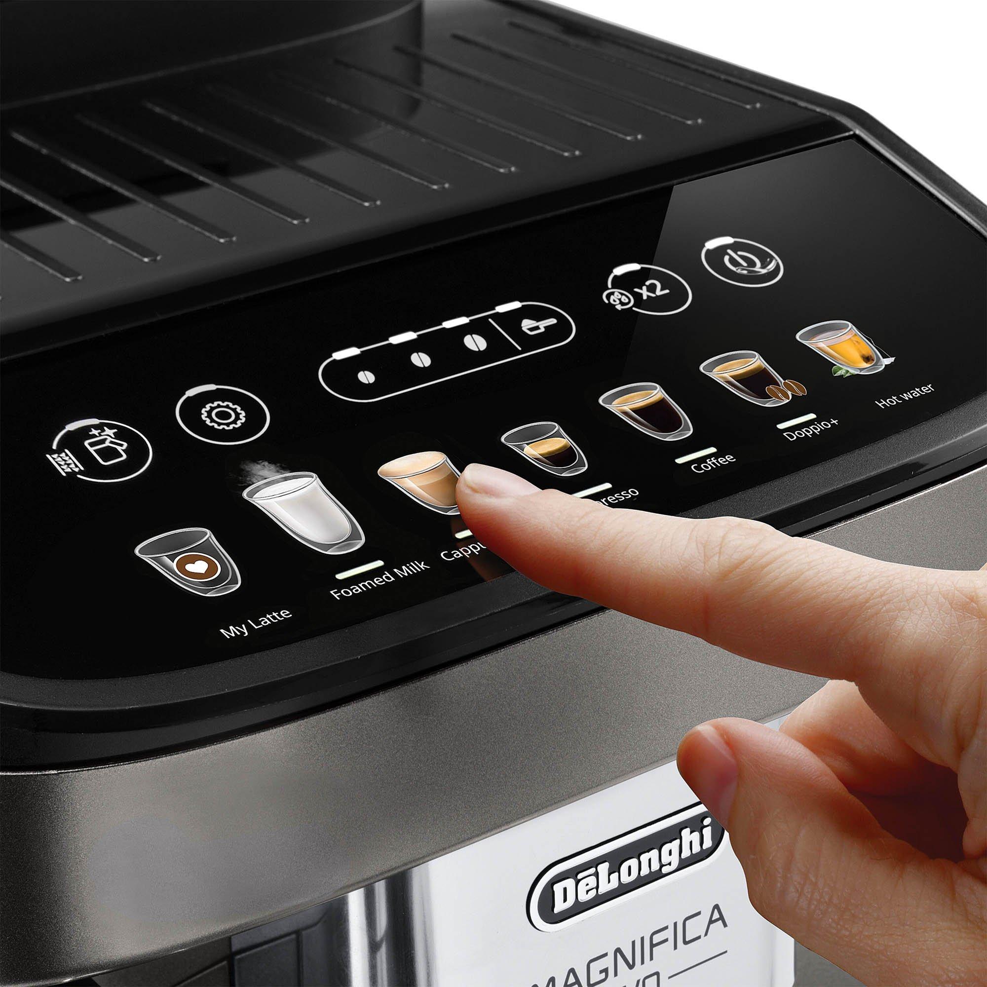 Black - Delonghi - DL2983 Magnifica Evo Milk Bean to Cup Automatic Co - 6