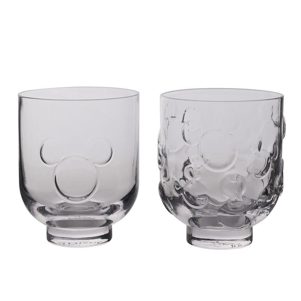 Clear - Disney - Disney Mickey Set of 2 Debossed Candle Holders