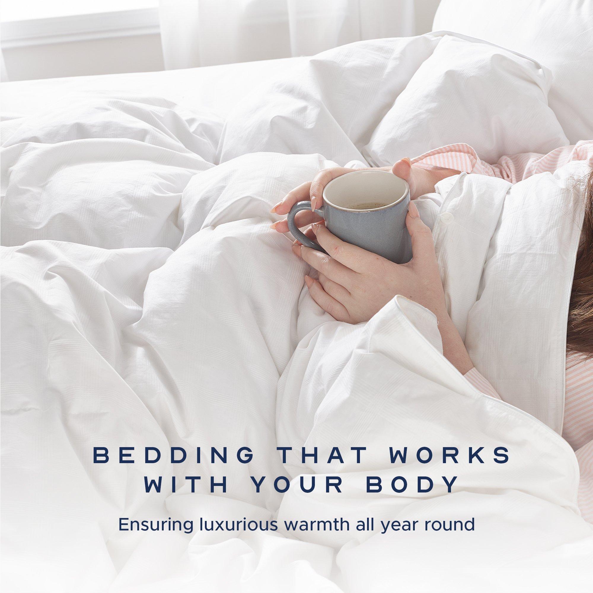 White - Snuggledown - Hungarian Goose Down All Season 13.5 Duvet - 3