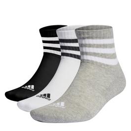 adidas 3 Stripes Cushioned Crew Socks 3 Pack