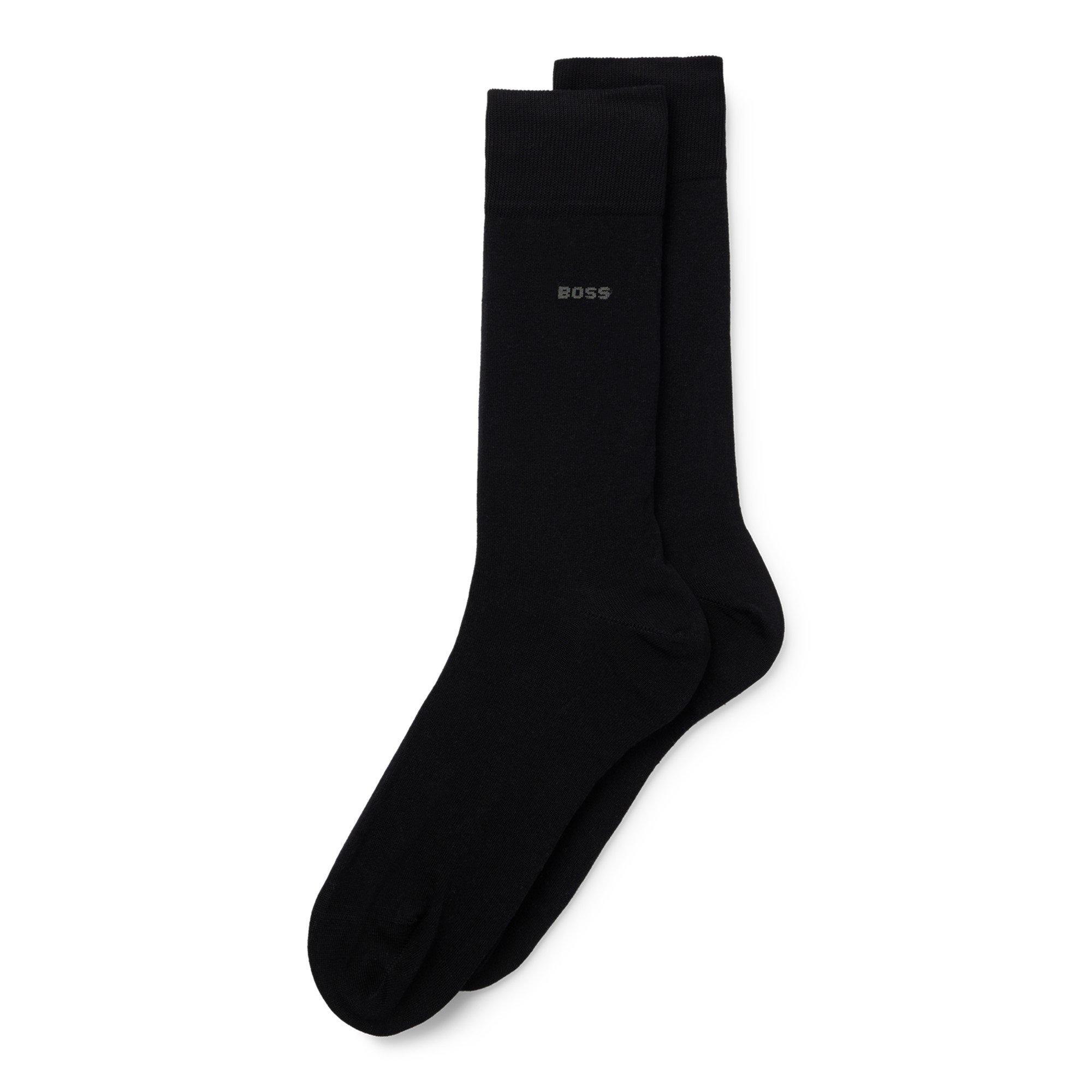 Black 001 - Boss - Men's Crew Socks - 4