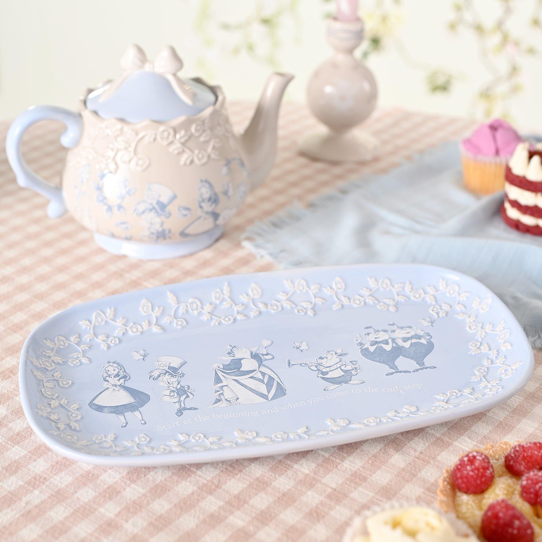 Blue - Disney - Disney Alice in Wonderland Serving Plate - 2