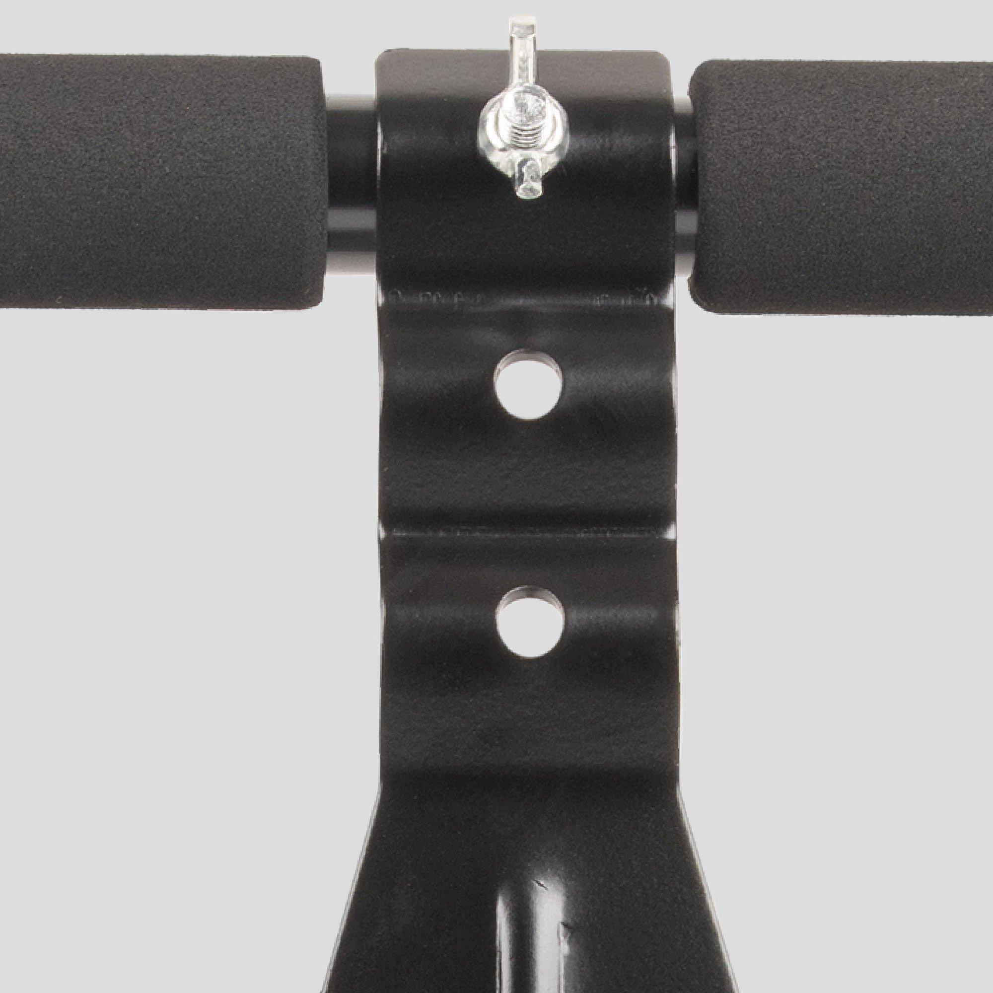 Black - Phoenix Fitness - Phoenix Fitness Unisex Door Sit-Up Bar - 3