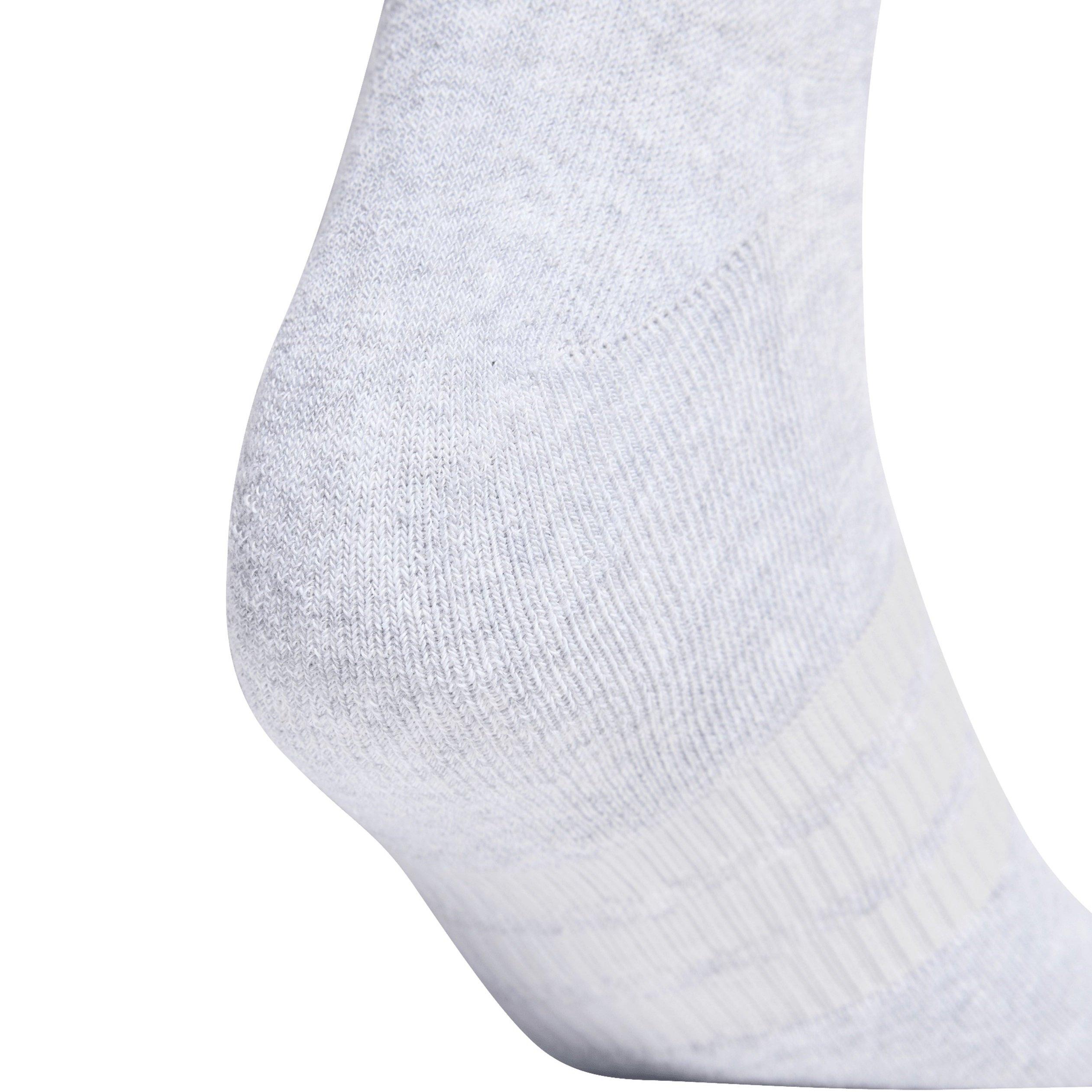 Gry/Blk/Wht - adidas - Cushioned Sportswear Ankle Socks 3 Pairs - 4