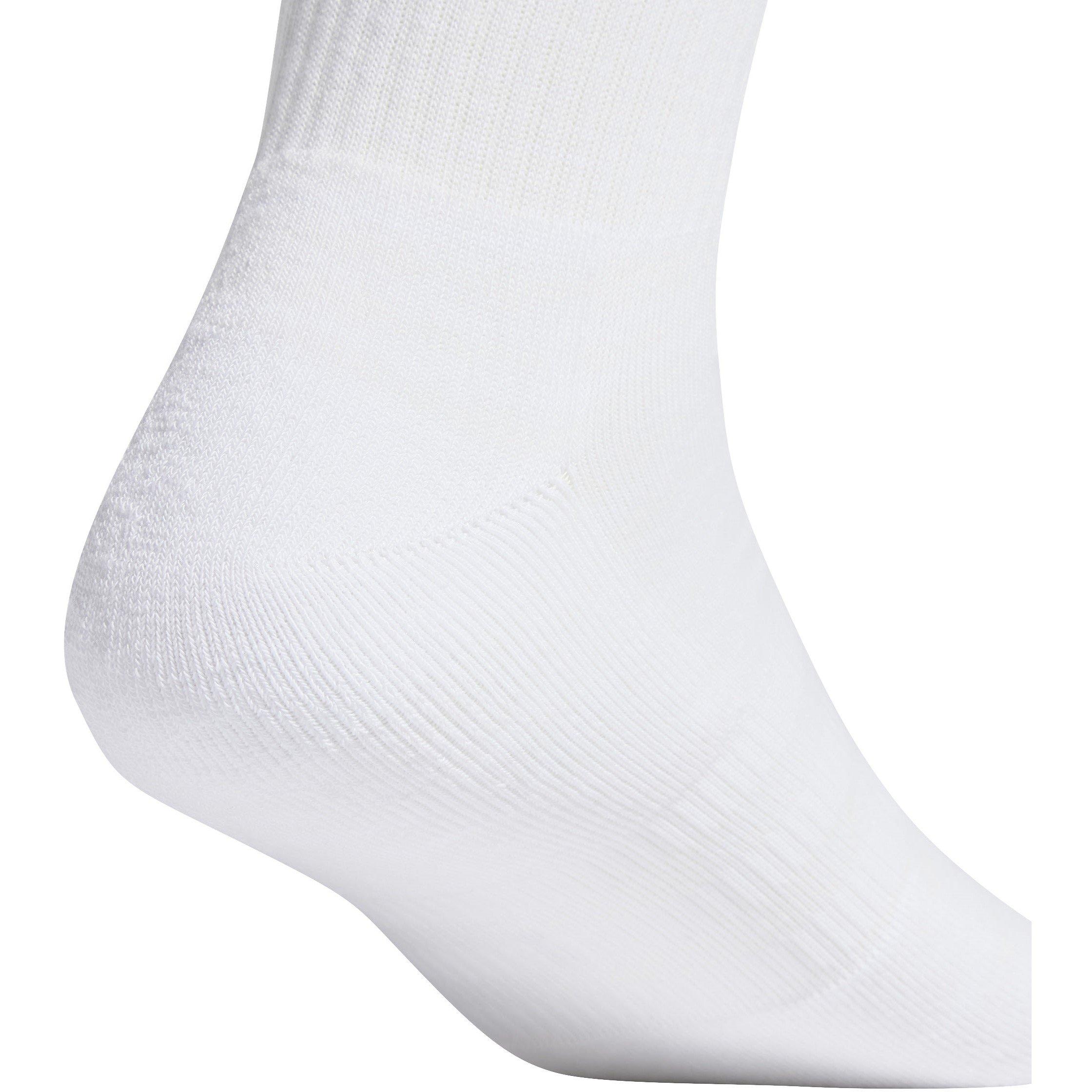 White - adidas - Cushioned Crew Socks 3 Pack - 4