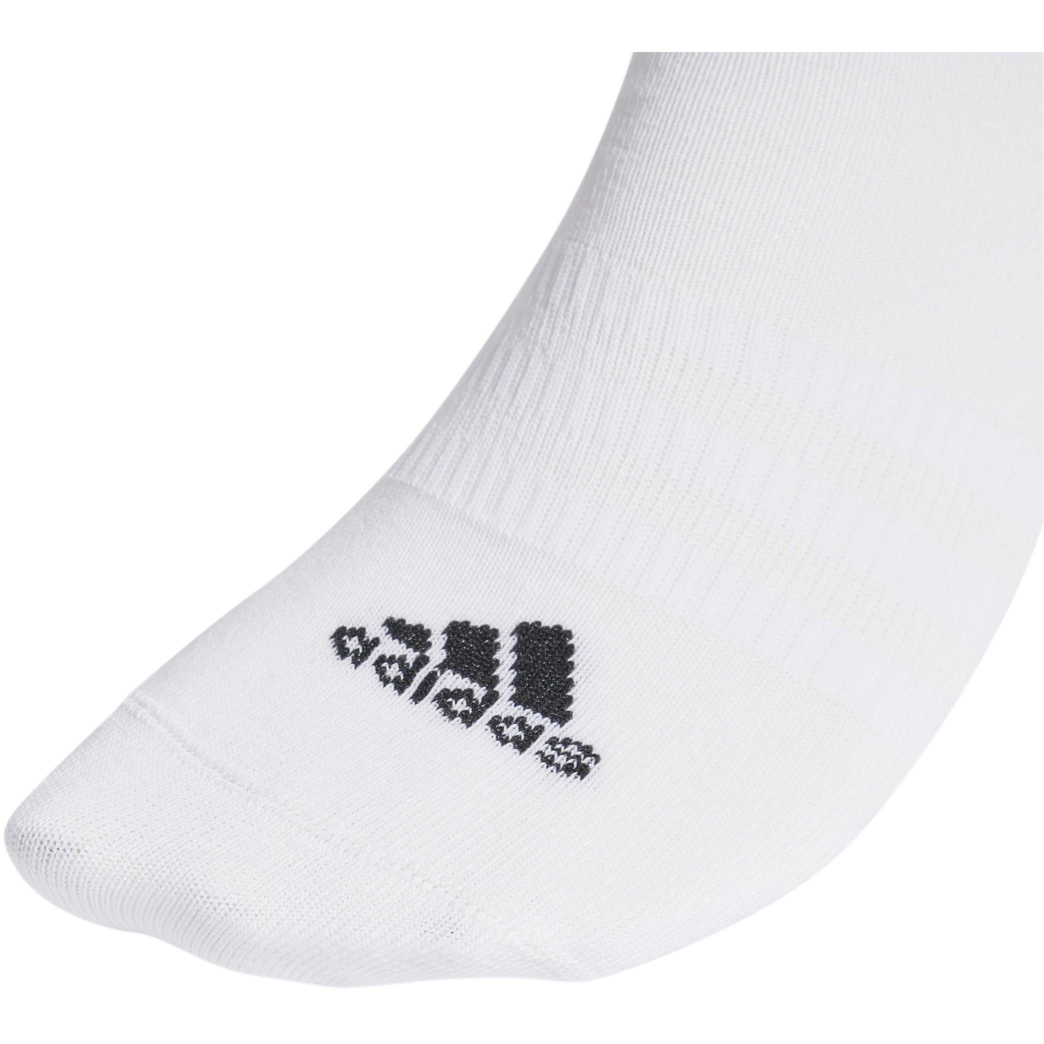 White - adidas - Lightweight Low Cut 3 Pack Socks Mens - 3