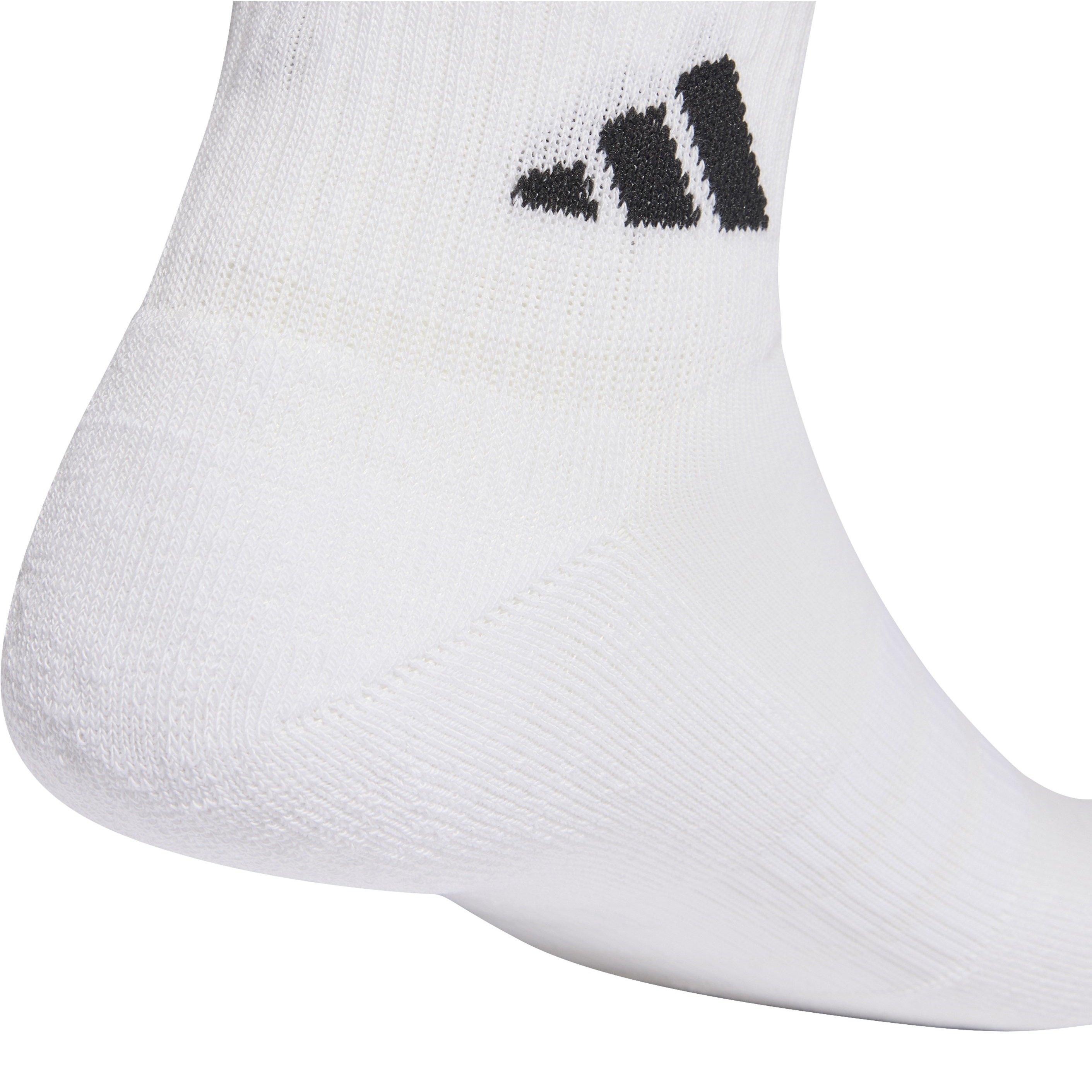 White - adidas - 3 Pack Ankle Socks Unisex Juniors - 4