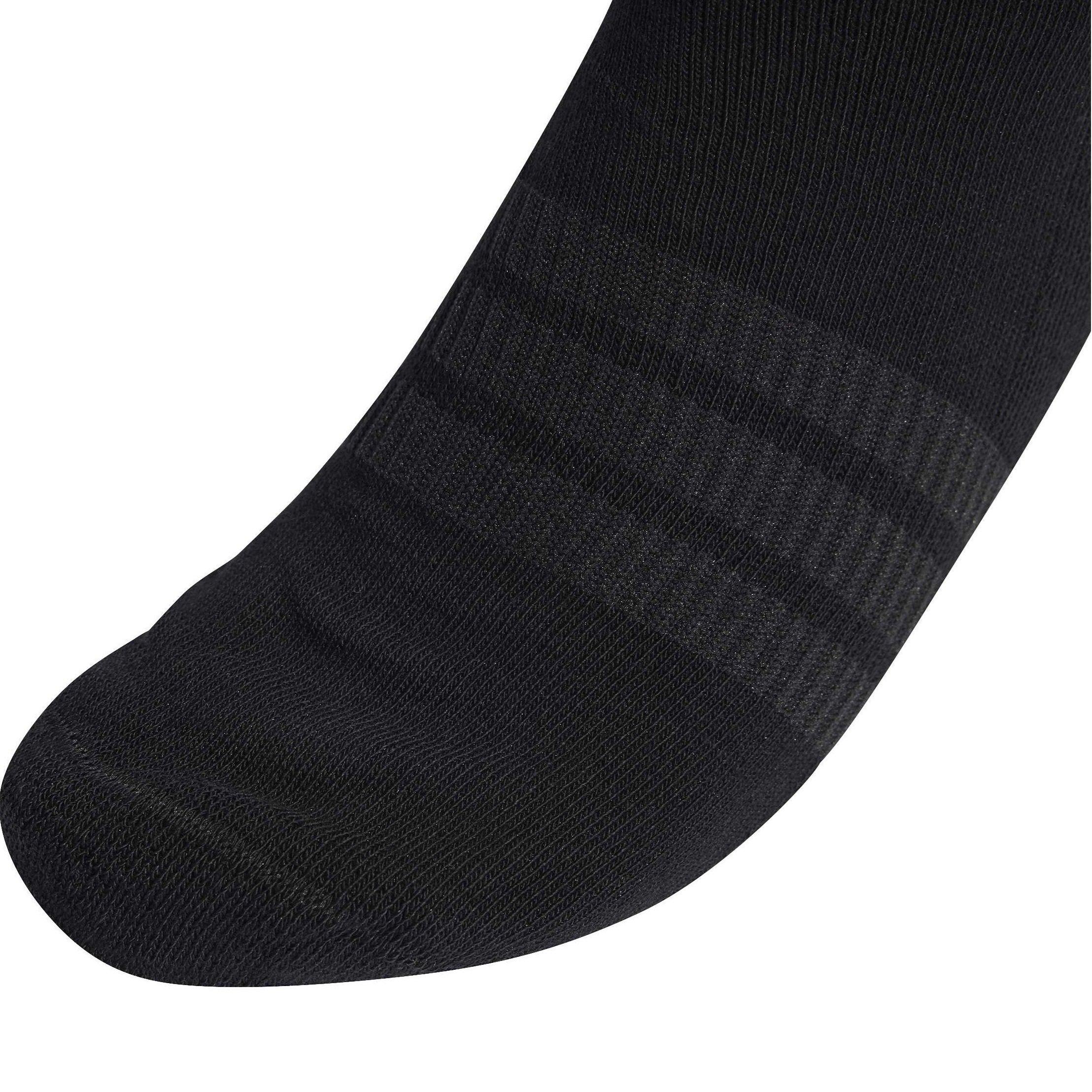 Black/White - adidas - Cushioned Crew Socks 3 Pairs Juniors - 3