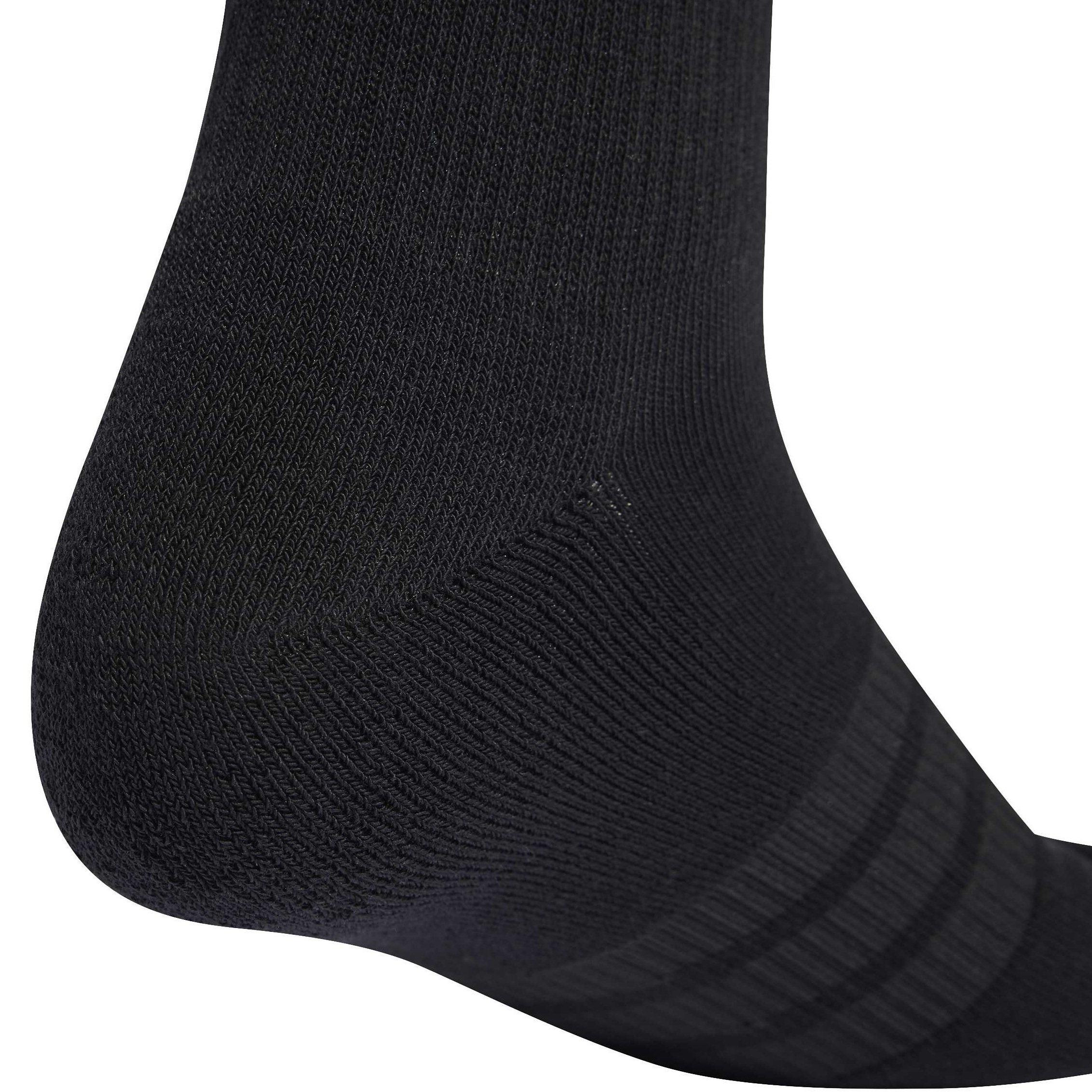 Black/White - adidas - Cushioned Crew Socks 3 Pairs Juniors - 4