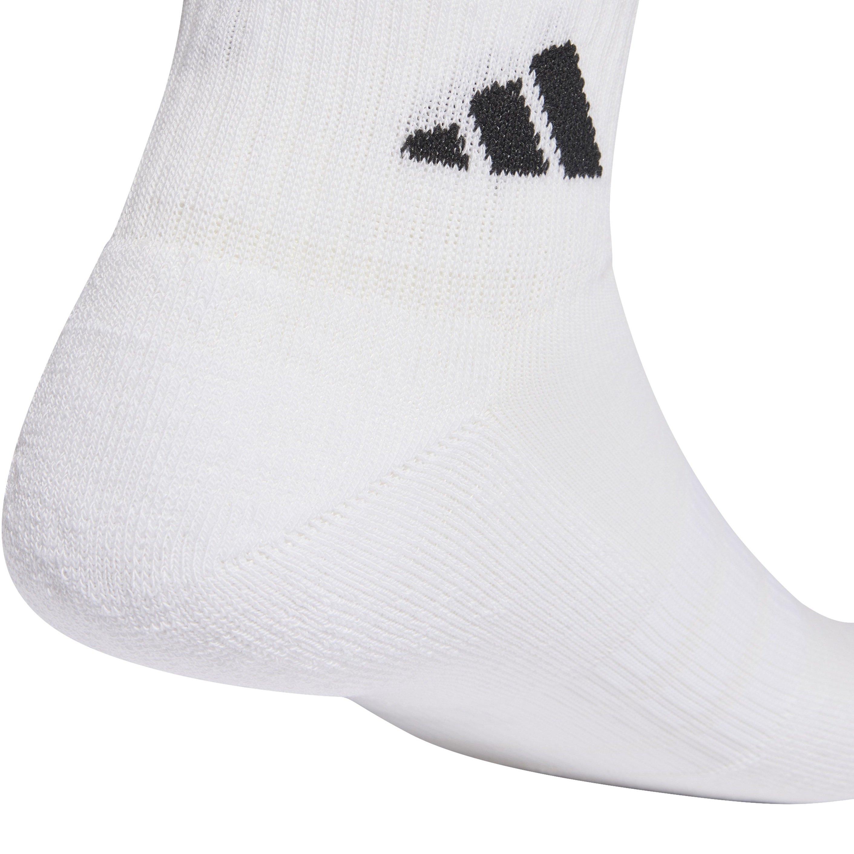 White - adidas - Cushioned Sportswear Ankle Socks 3 Pairs - 4