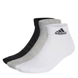 adidas Cushioned Sportswear Ankle Socks 3 Pairs