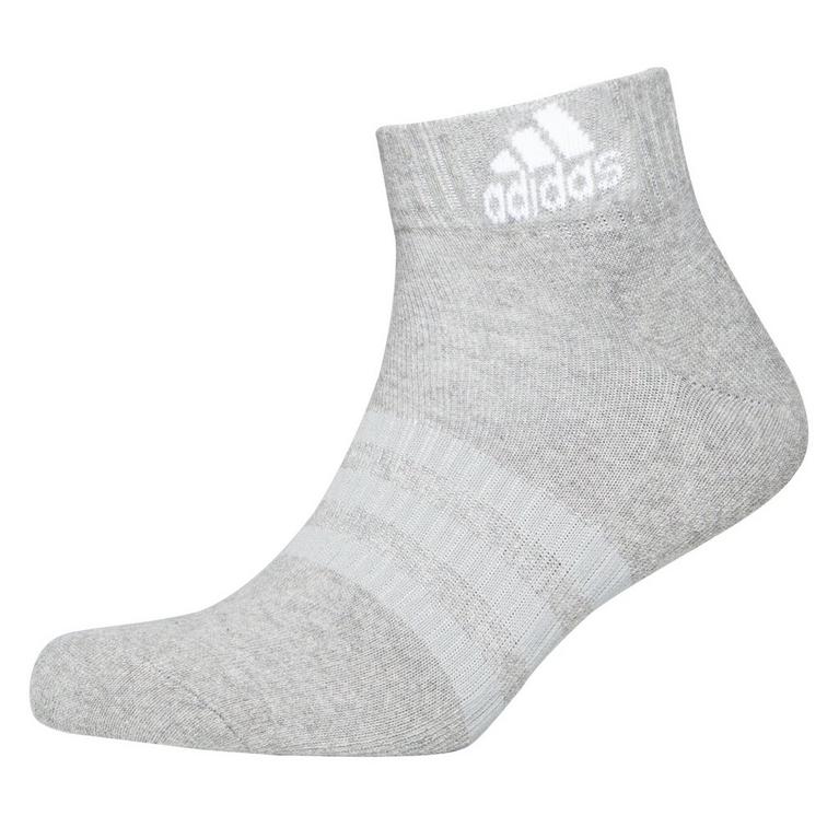 MegGreyHtr - adidas spezial - Cushioned Ankle Socks 3 Pack - 4