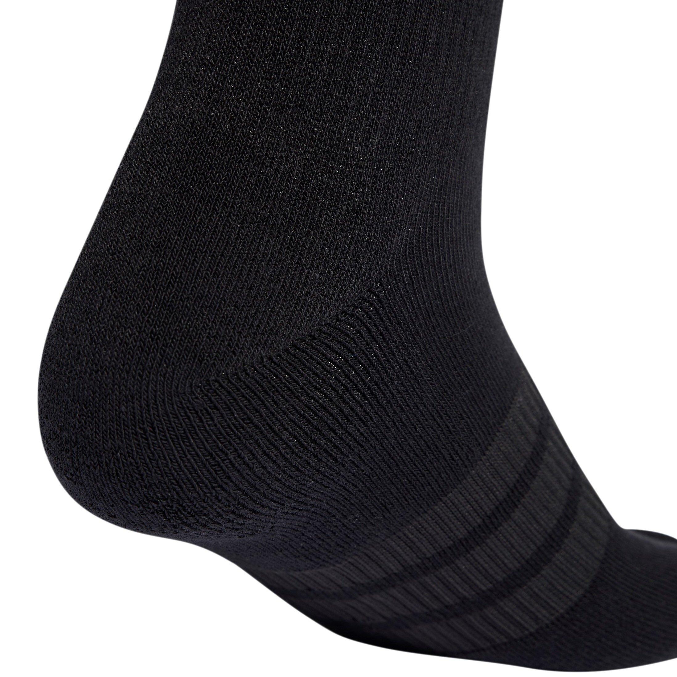 MegGreyHtr - adidas - Crew Socks 3 Pack Womens - 4