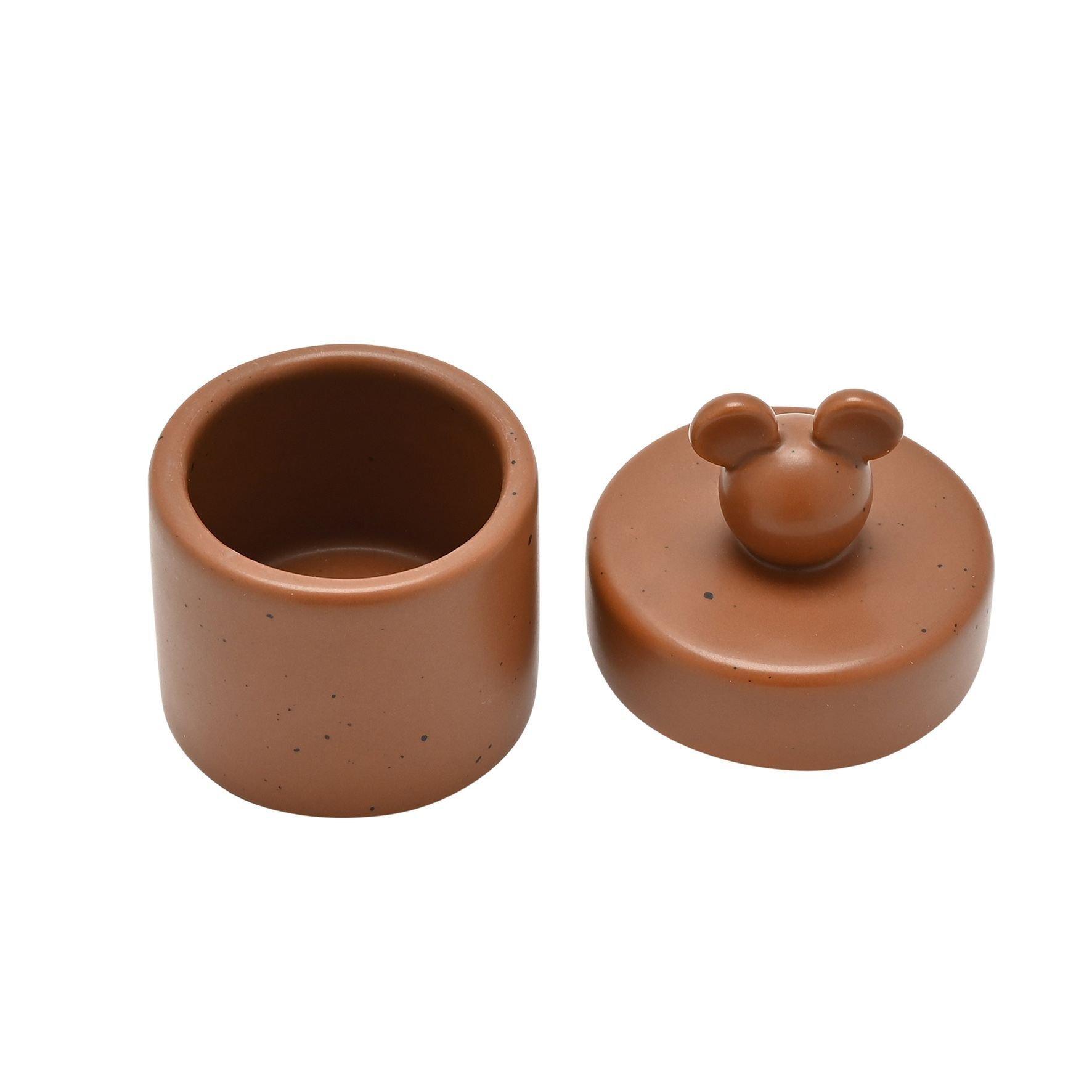 Brown - Disney - Disney Mickey Shapes Set of 2 Trinket Pots - 4