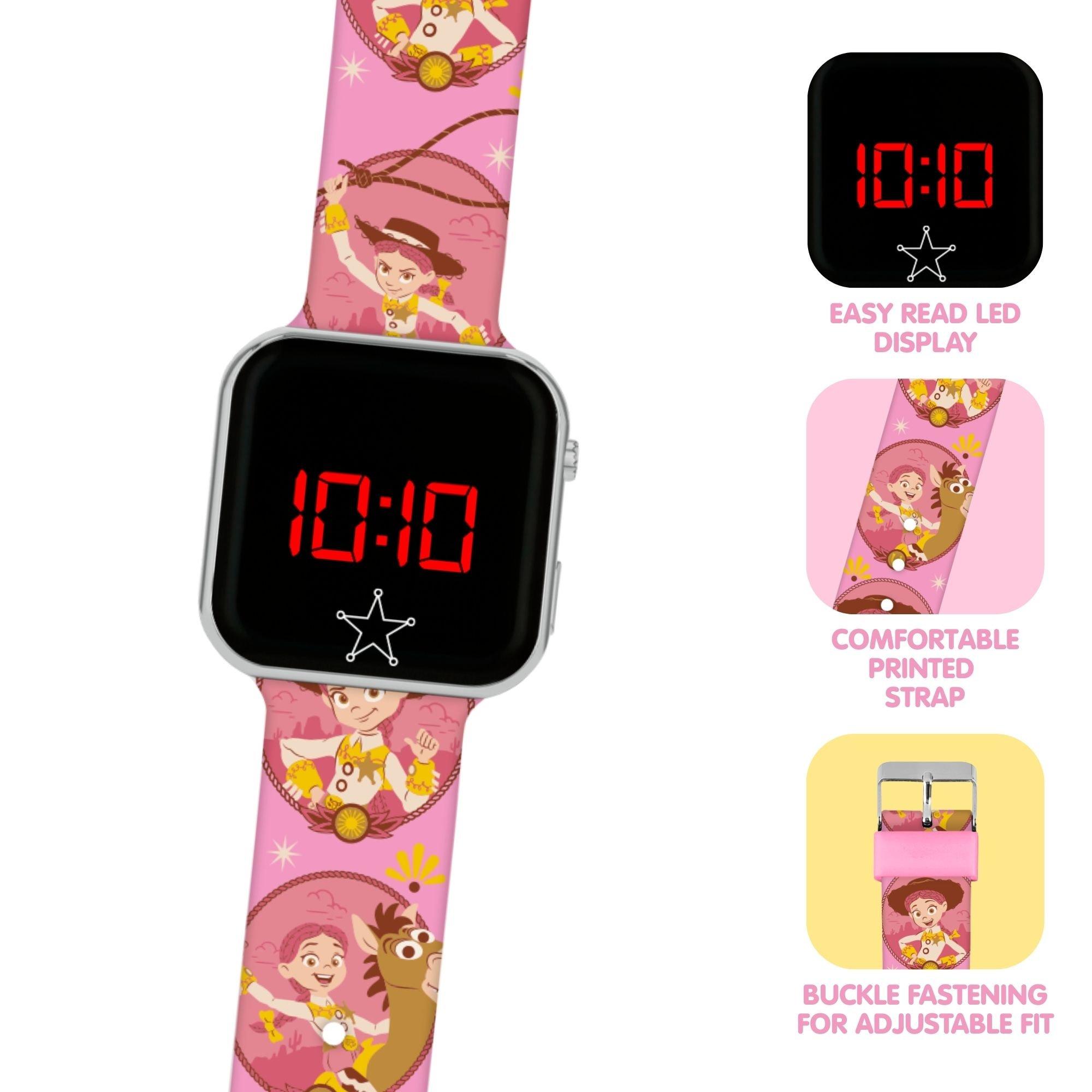 Pink - Toy Story - Toy Story Jessie LED Silicone Watch - 2