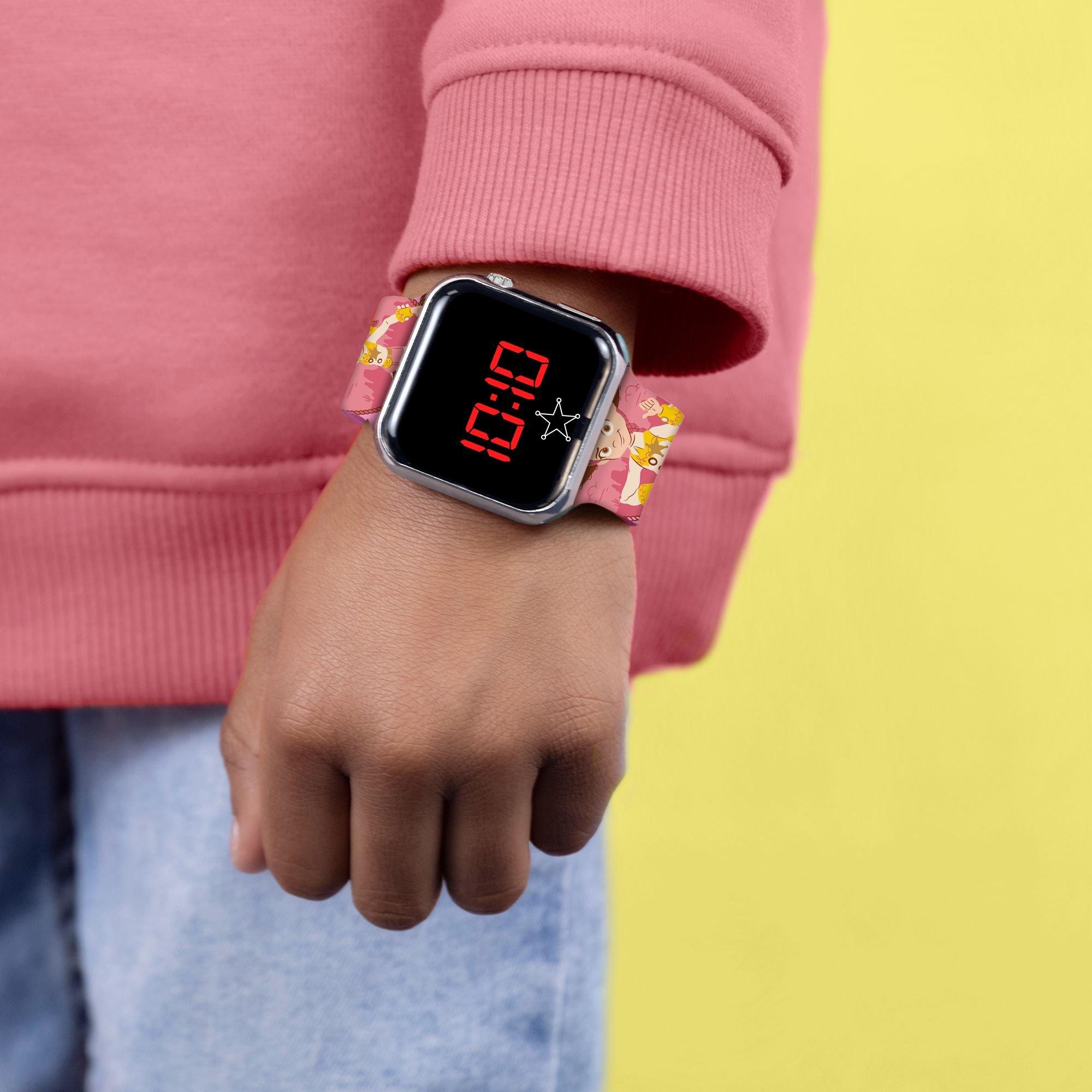 Pink - Toy Story - Toy Story Jessie LED Silicone Watch - 3