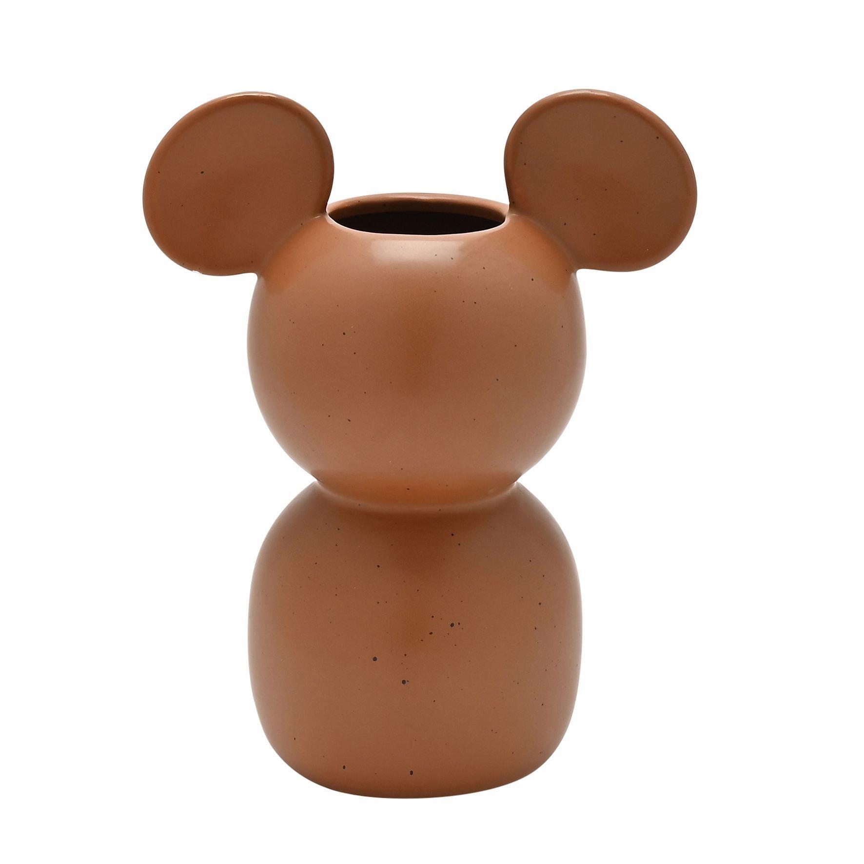 Brown - Disney - Disney Mickey Shaped Vase - 1