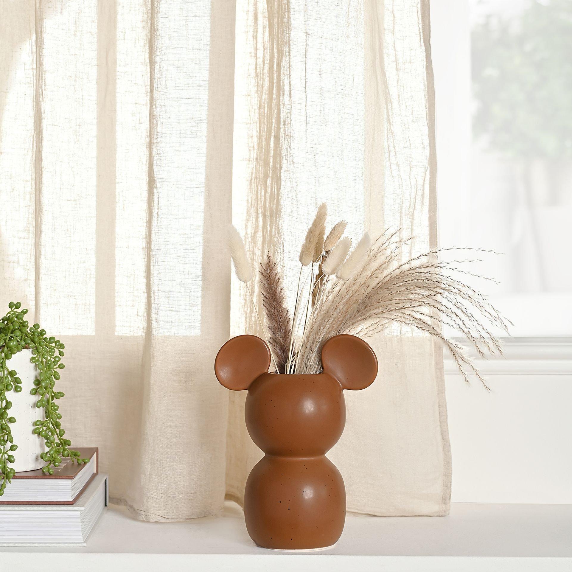 Brown - Disney - Disney Mickey Shaped Vase - 2