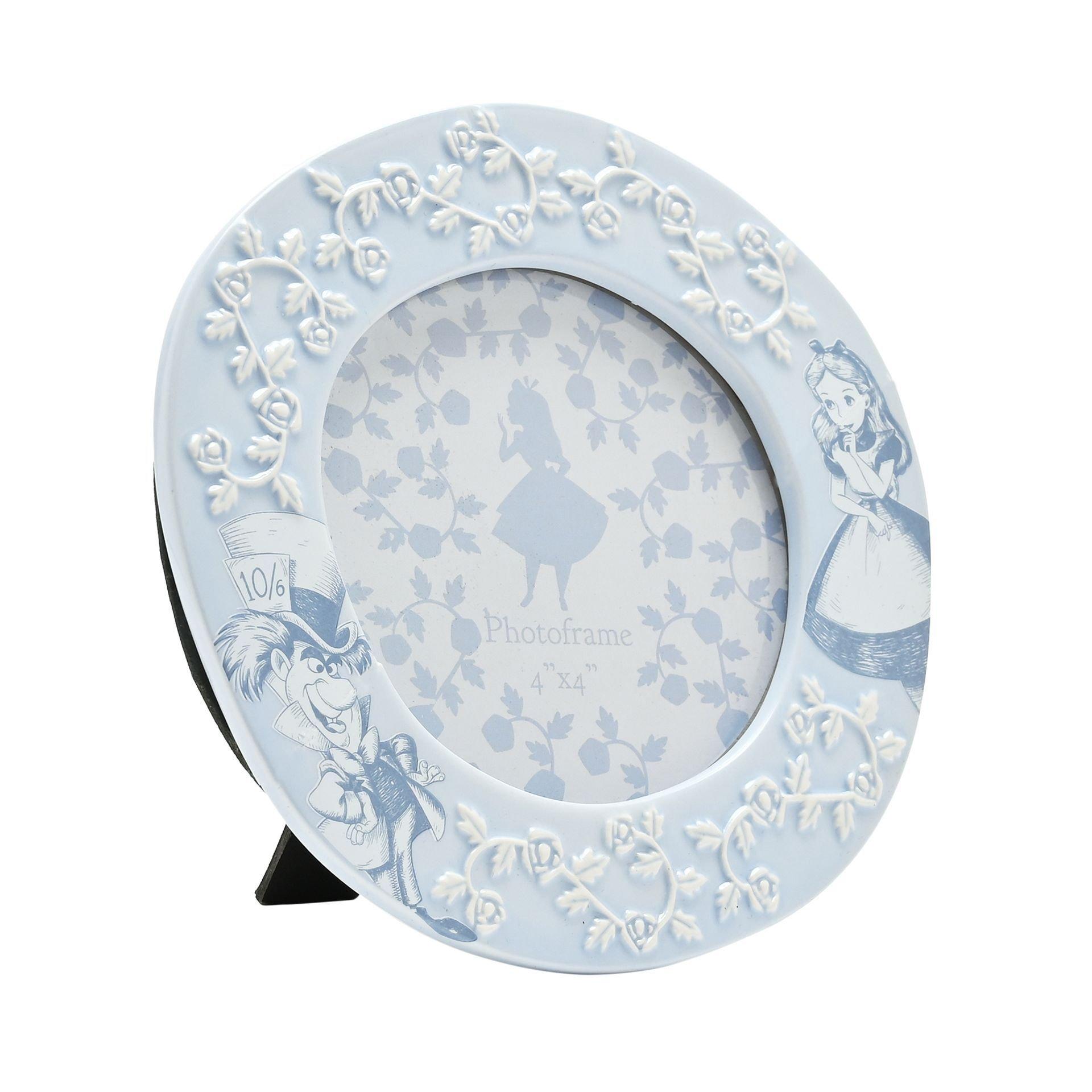 Blue - Disney - Disney Alice in Wonderland Round Photo Frame 4 x - 1