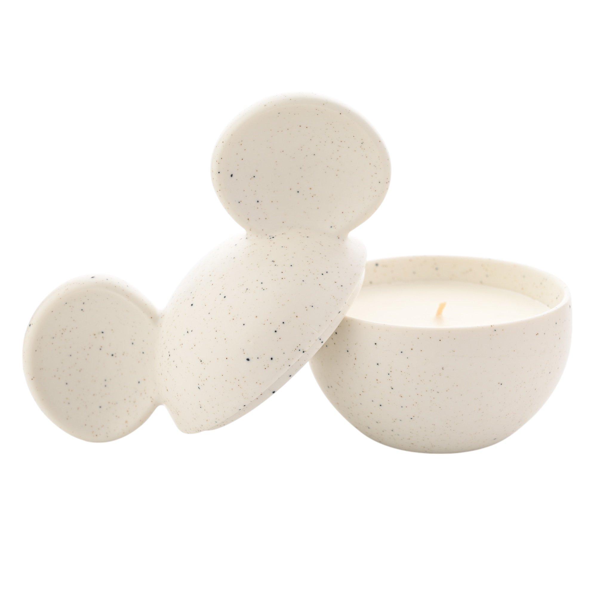 White - Disney - Disney Mickey Ceramic Vessel Fragranced Candle - White - 3