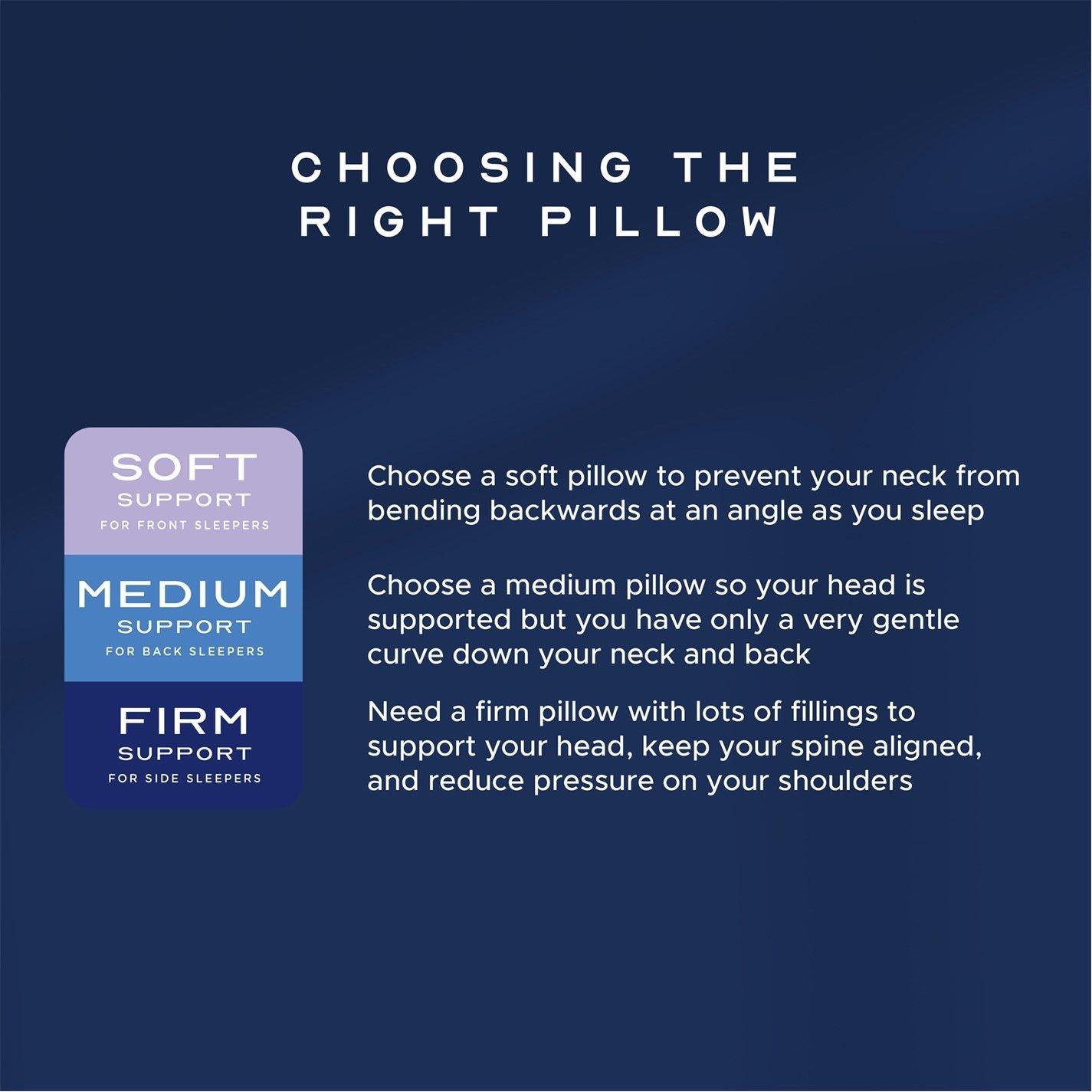 White - Snuggledown - Indulgent Cotton Soft Pillow - 8