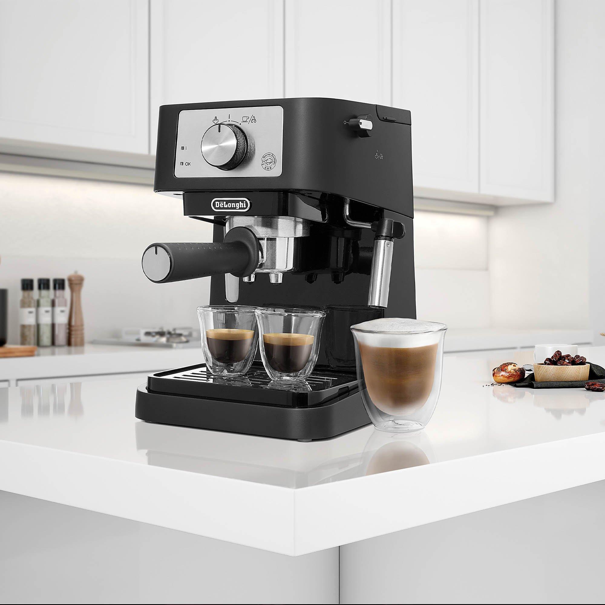 Black - Delonghi - Stilosa Manual Coffee Machine - 7