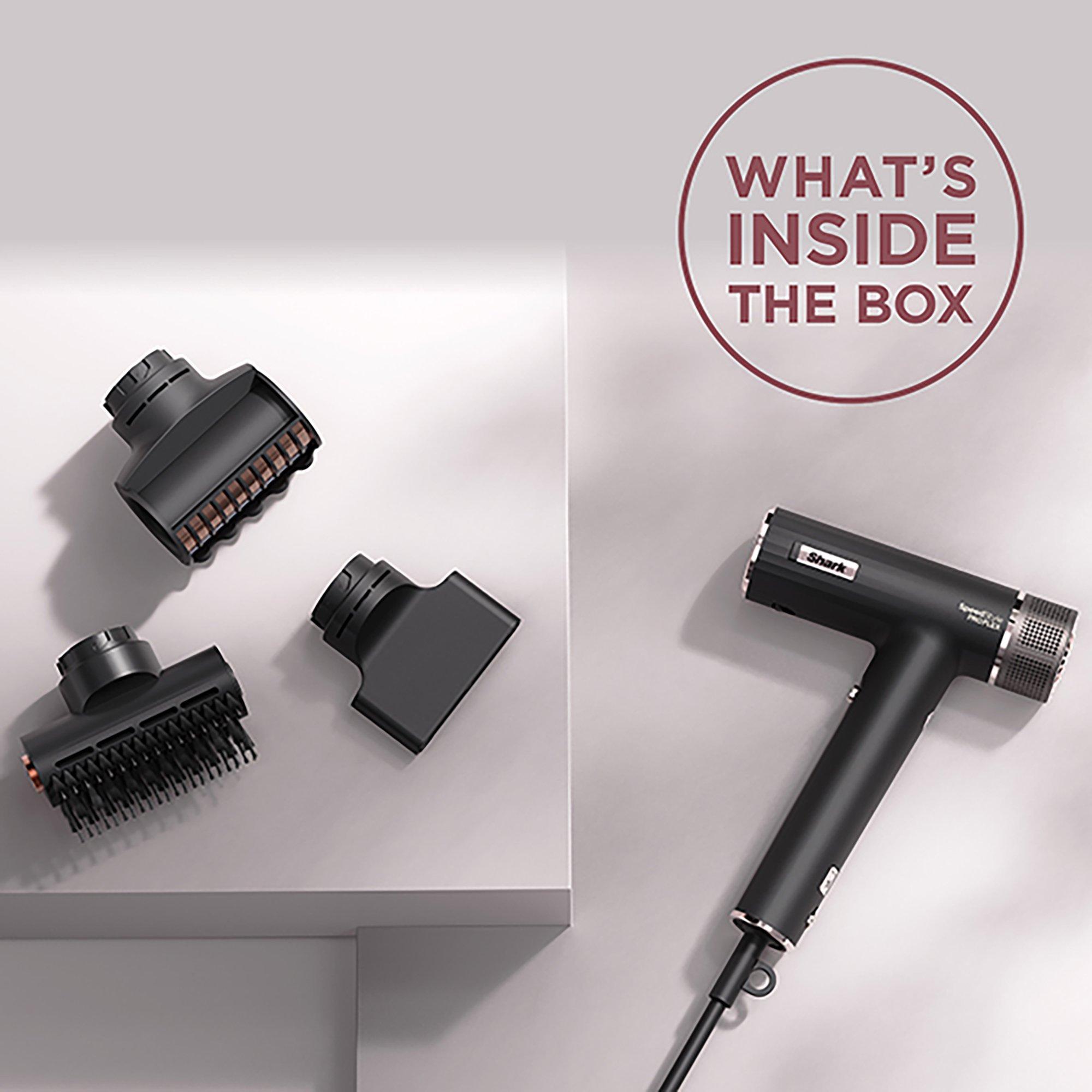 Black - Shark - SpeedStyle Pro 3-in-1 High-Velocity Hair Dryer - 9