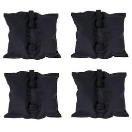 Charles Bentley 4pc Gazebo Leg Weight Bags Black