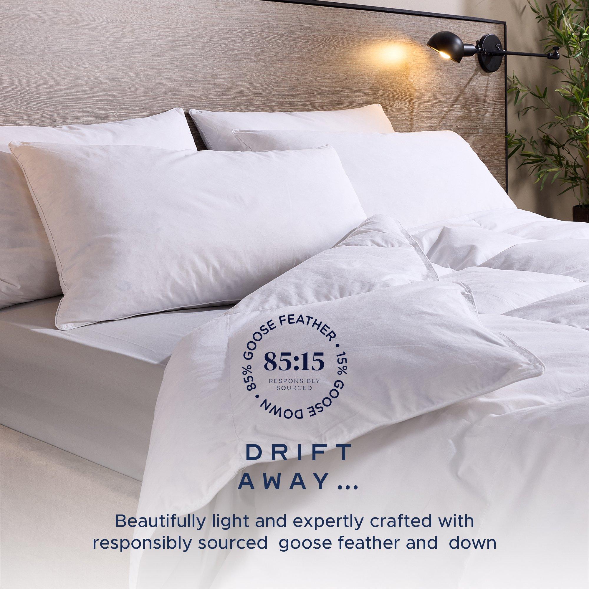 White - Snuggledown - Goose Feather & Down Pillow - 4