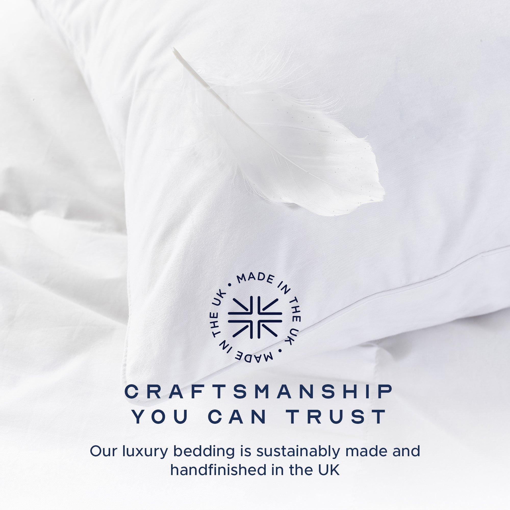 White - Snuggledown - Goose Feather & Down Pillow - 5