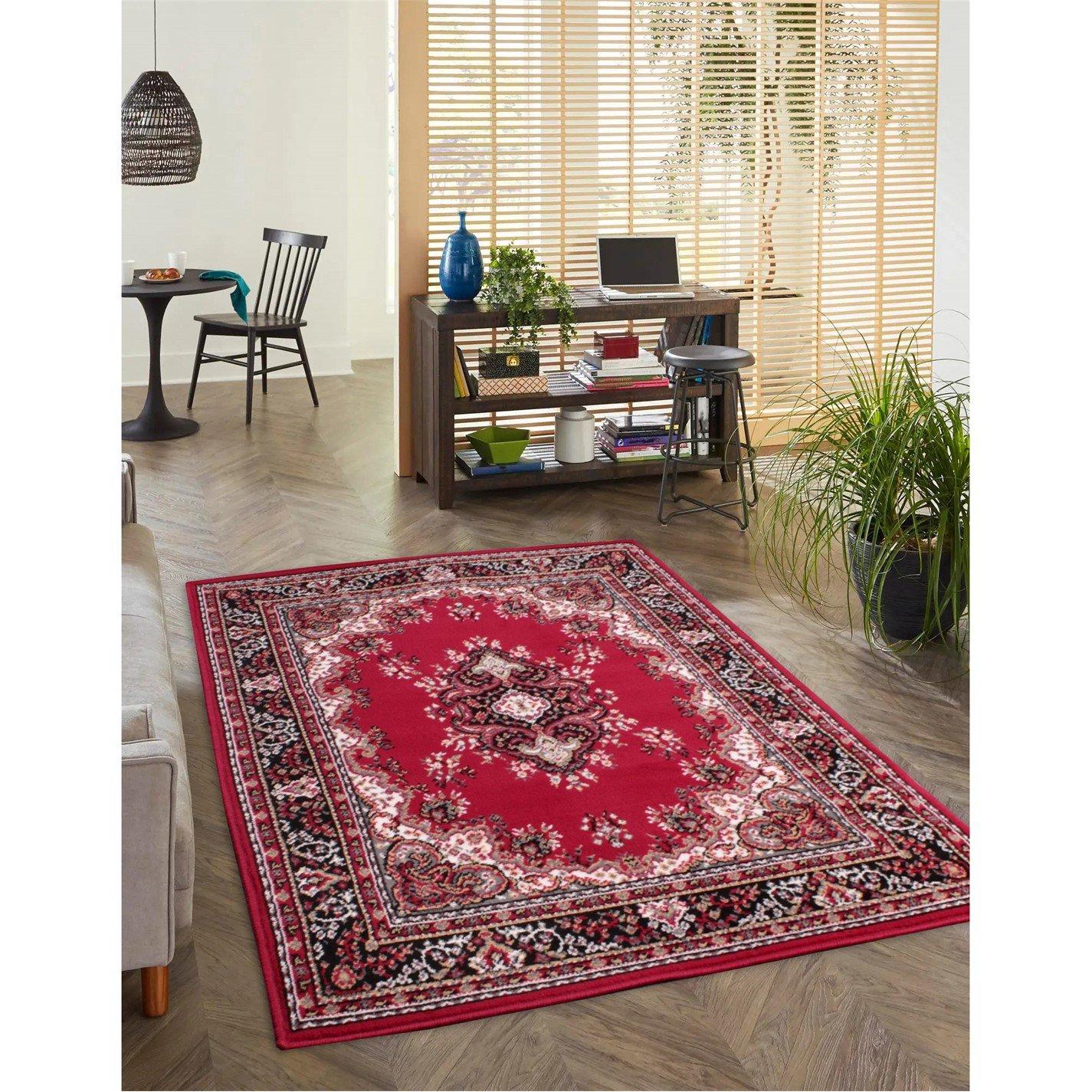 Rugstyle  Traditional Poly Lancashire - Red - 70x200cm