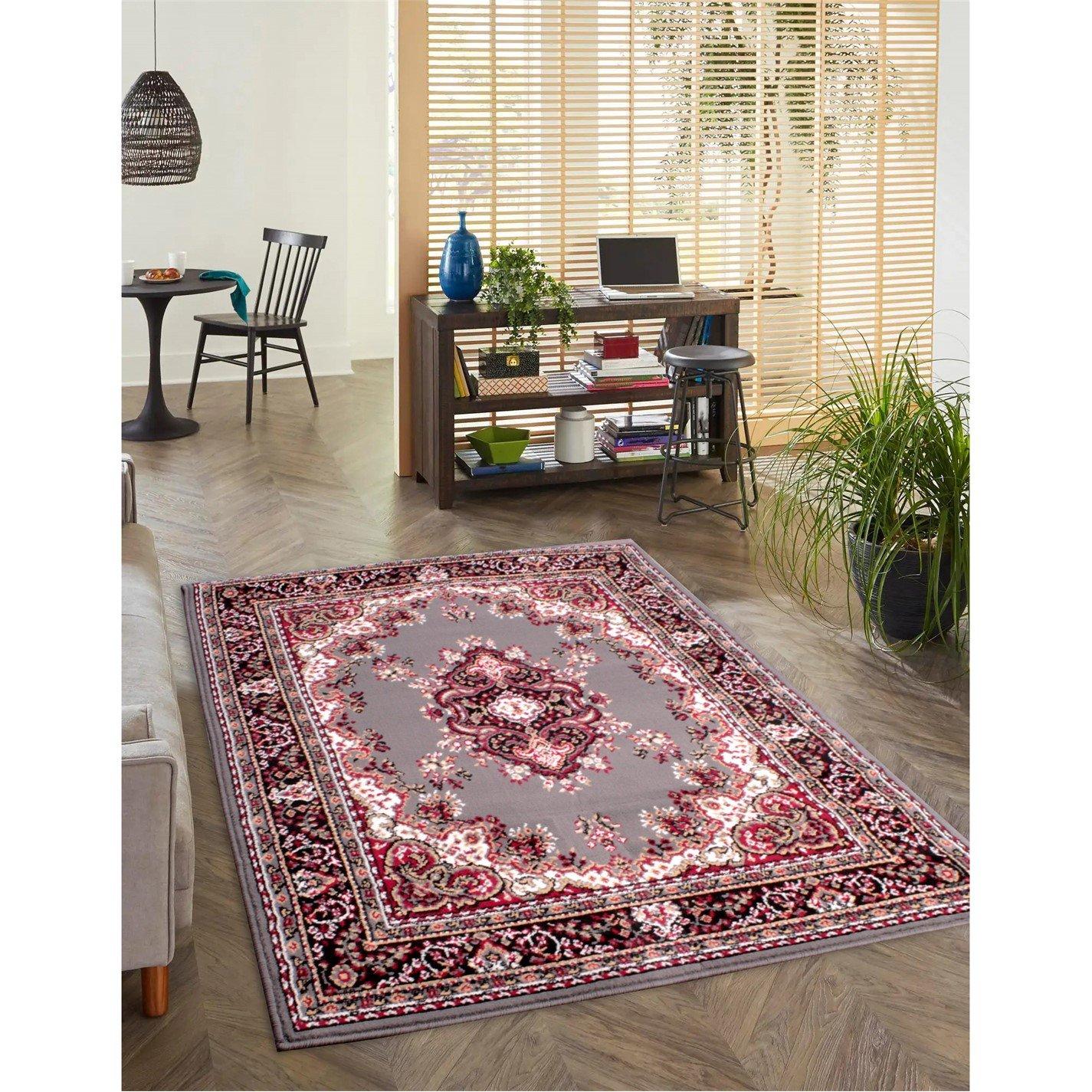 Rugstyle  Traditional Poly Lancashire - Grey - 70x200cm
