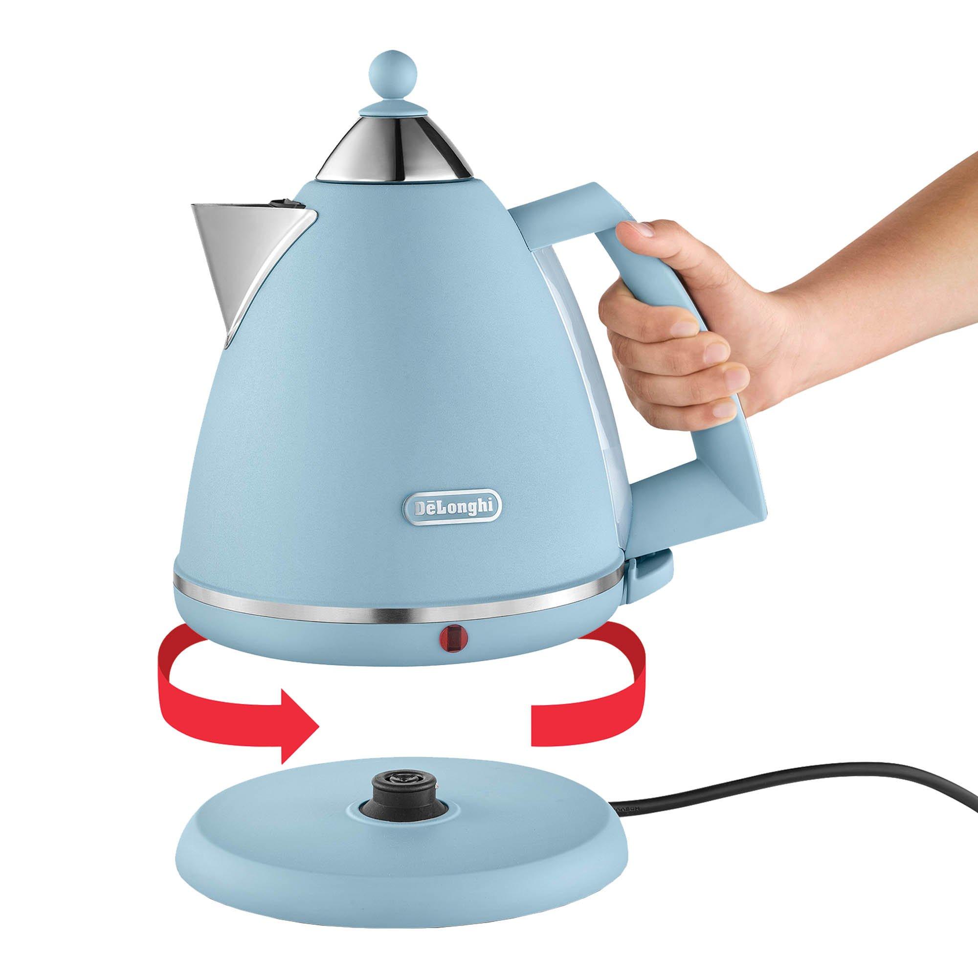 Blue - Delonghi - DL3016 1.7L Argento Kettle Blue - 3