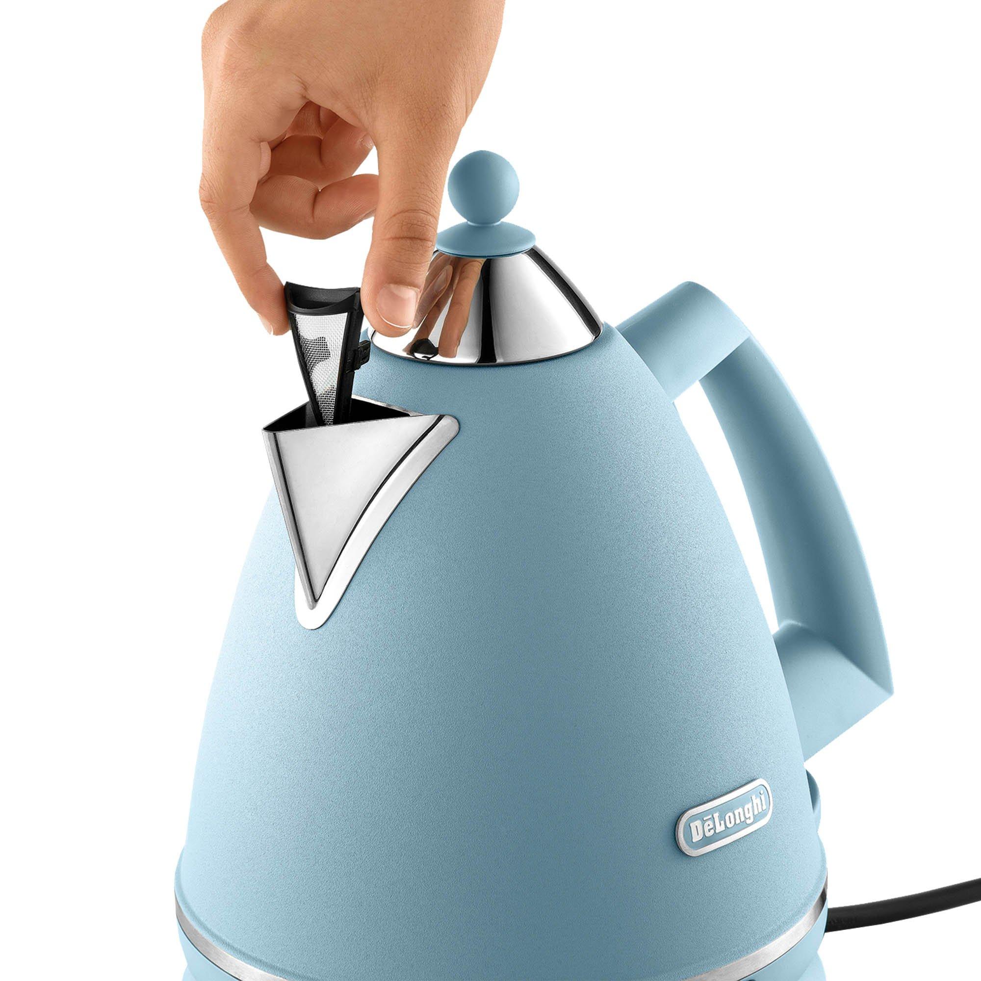Blue - Delonghi - DL3016 1.7L Argento Kettle Blue - 4