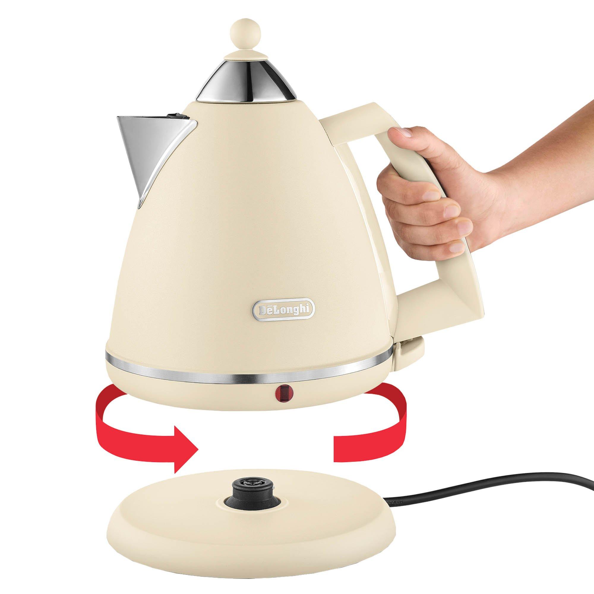 Beige - Delonghi - DL3017 1.7L Argento Kettle Beige - 3