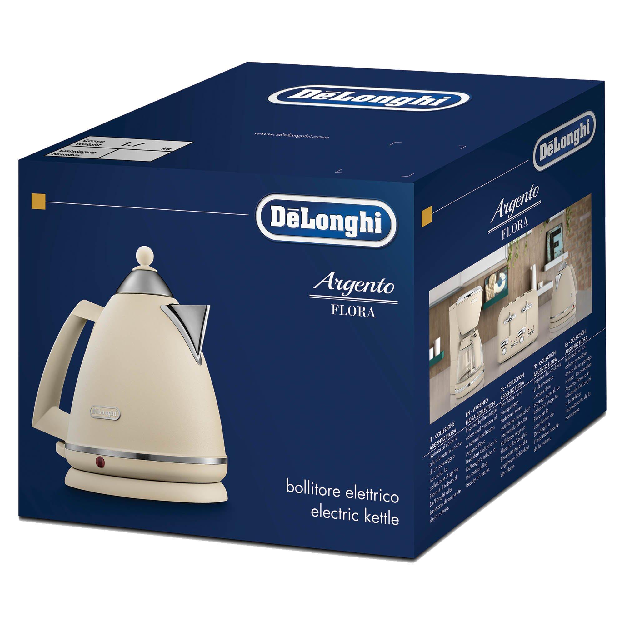 Beige - Delonghi - DL3017 1.7L Argento Kettle Beige - 5