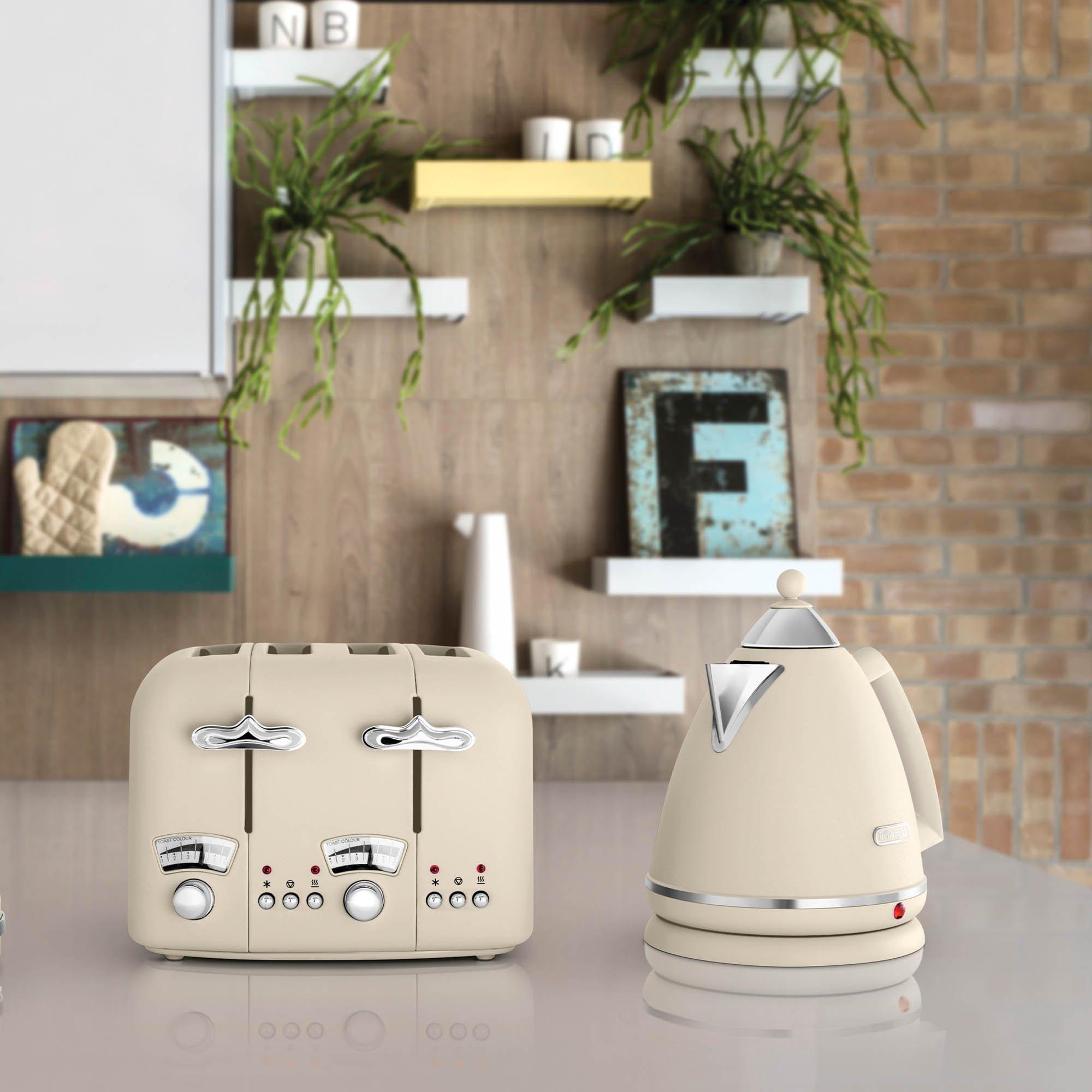 Beige - Delonghi - DL3017 1.7L Argento Kettle Beige - 6