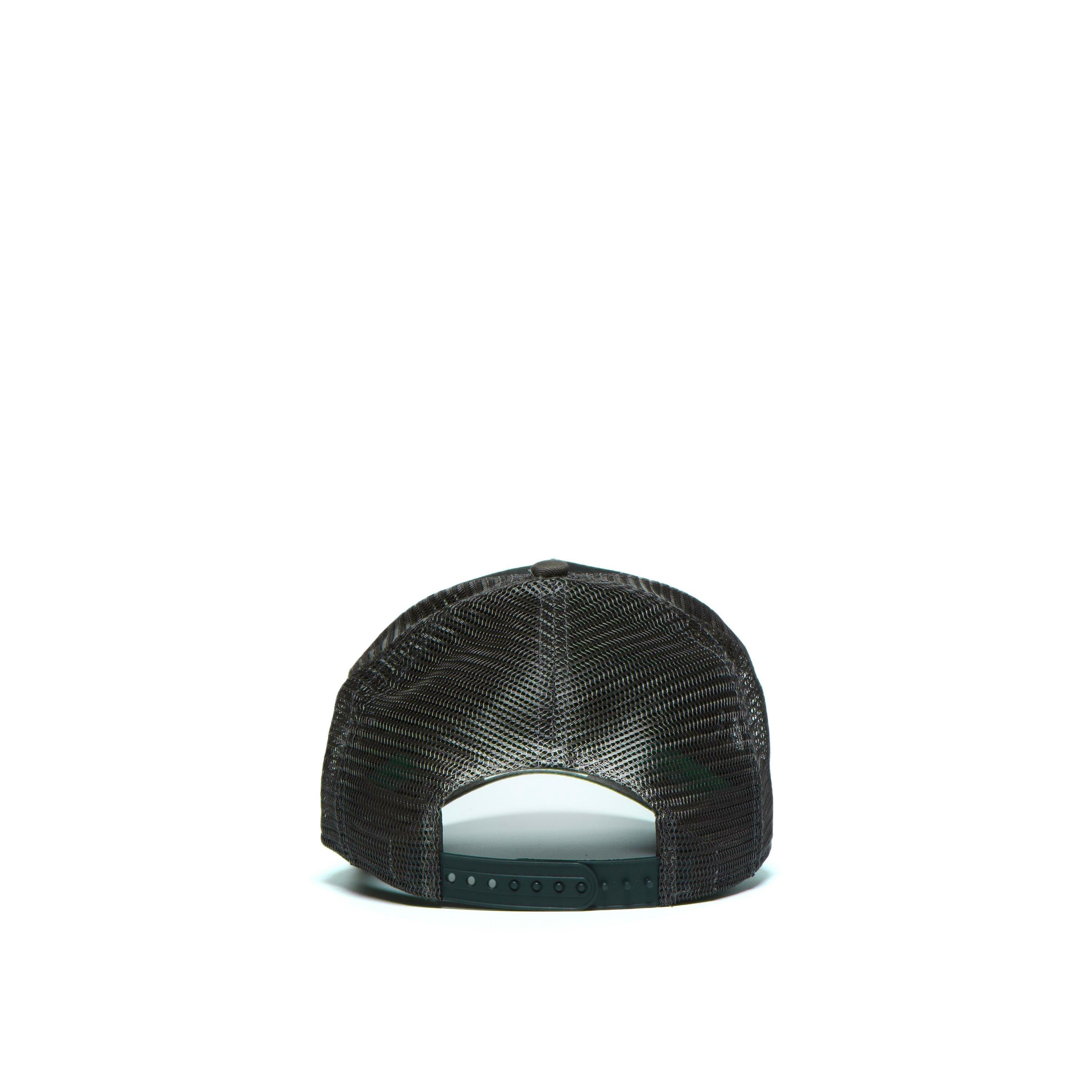 Black/Grey - Christian Rose - Men's Private Plate Trucker Cap - 4