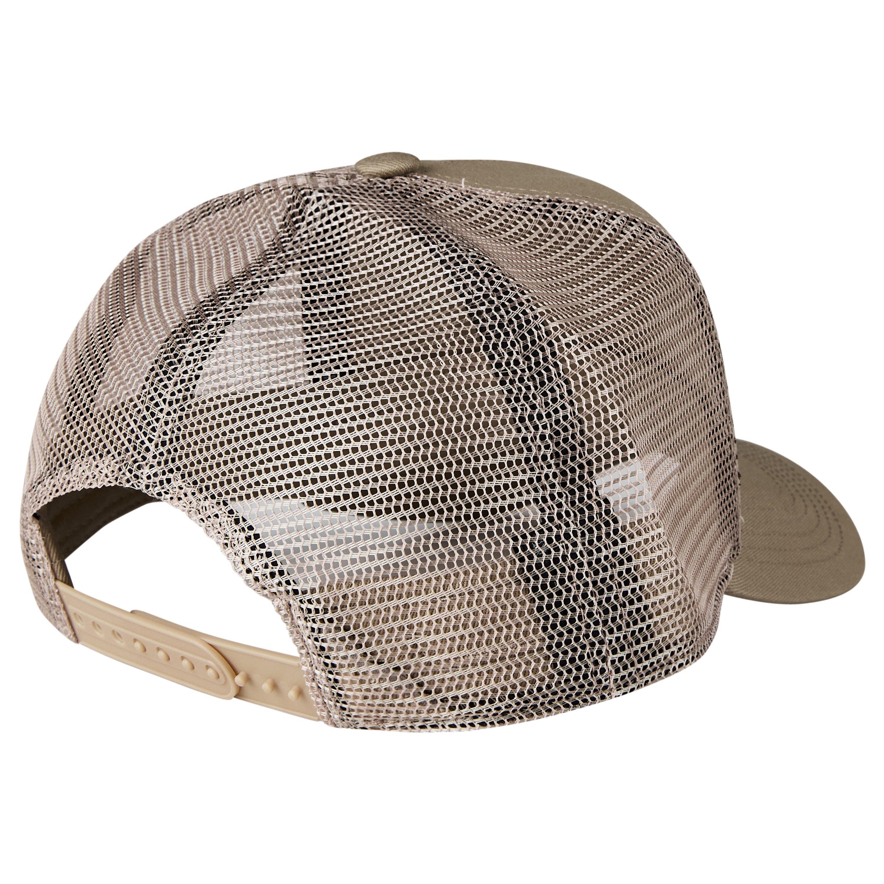 Sand/Black - Christian Rose - Men's Iconic Trucker Cap - 2