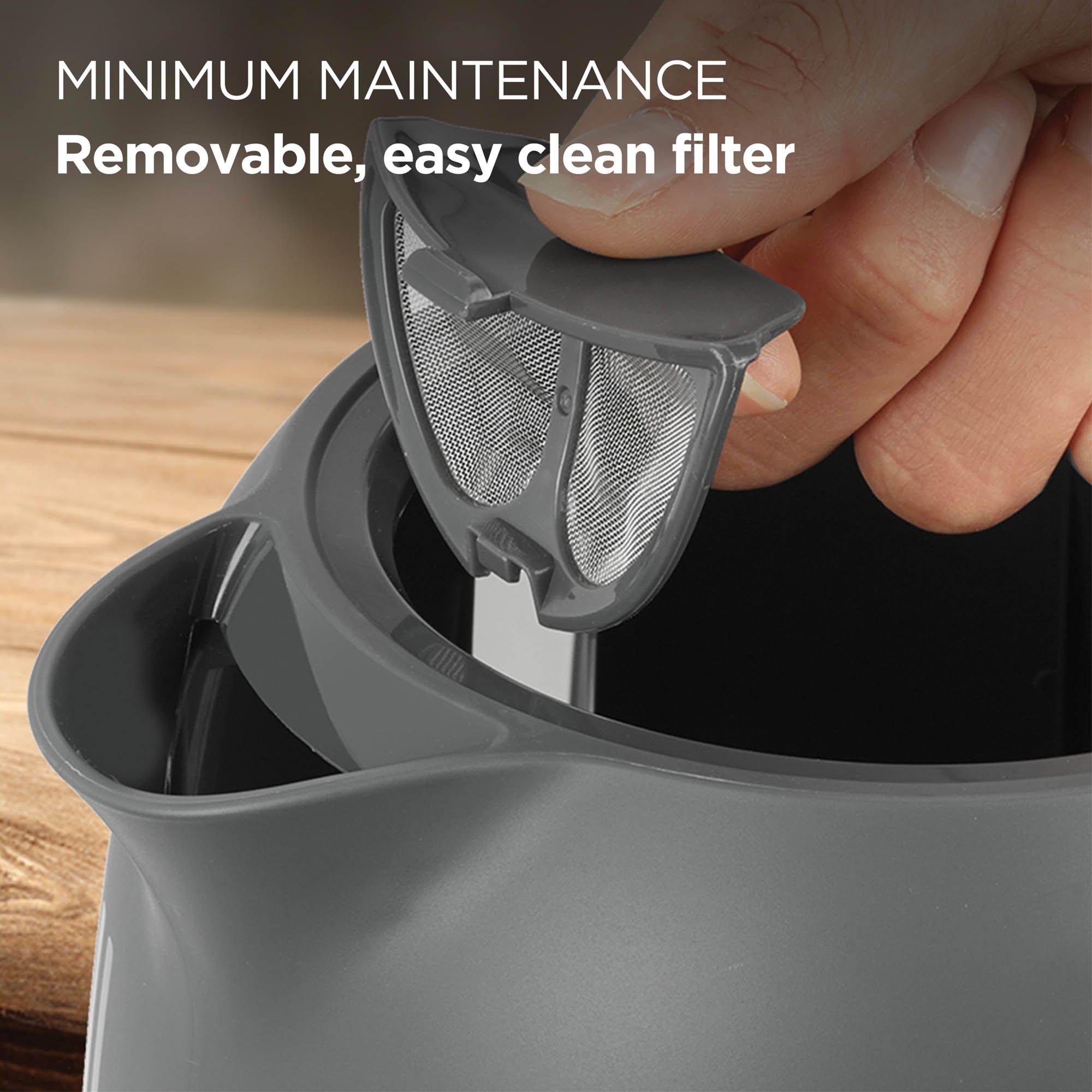 Grey - Kenwood - KW0806 1.7L Dusk Kettle Grey - 6